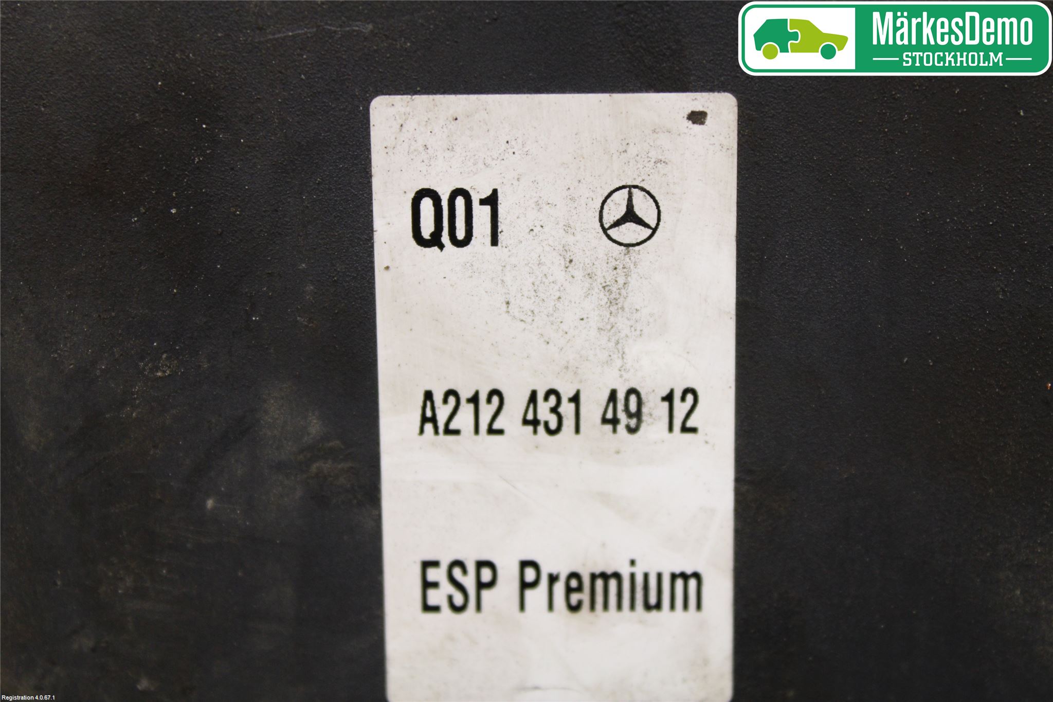 Mercedes-Benz MB E-KLASS (W212) 09-16 Abs Hydraulikkaggregat