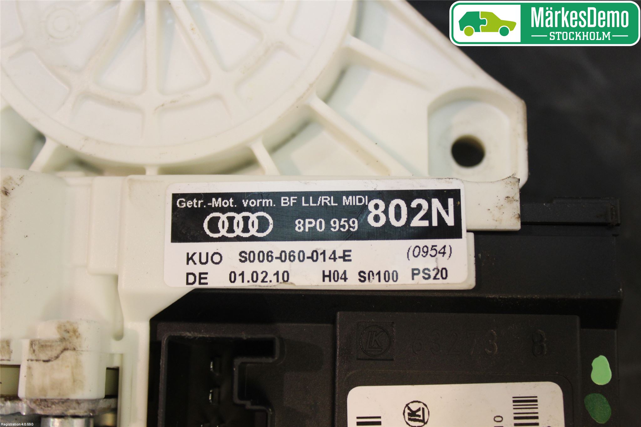 Audi A3/S3 05-13 Vindusheismotor
