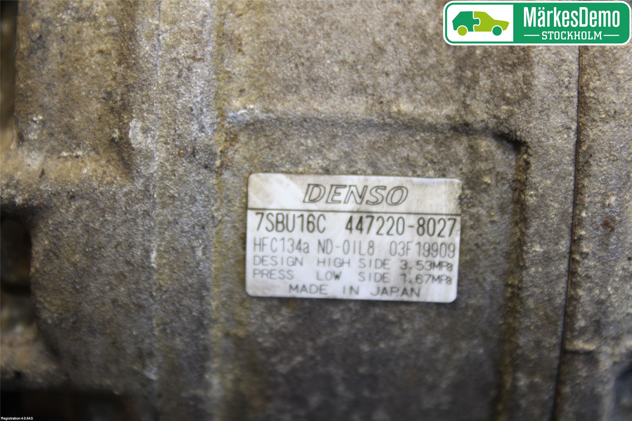 BMW 3 E46      98-05 Varme Ac Kompressor