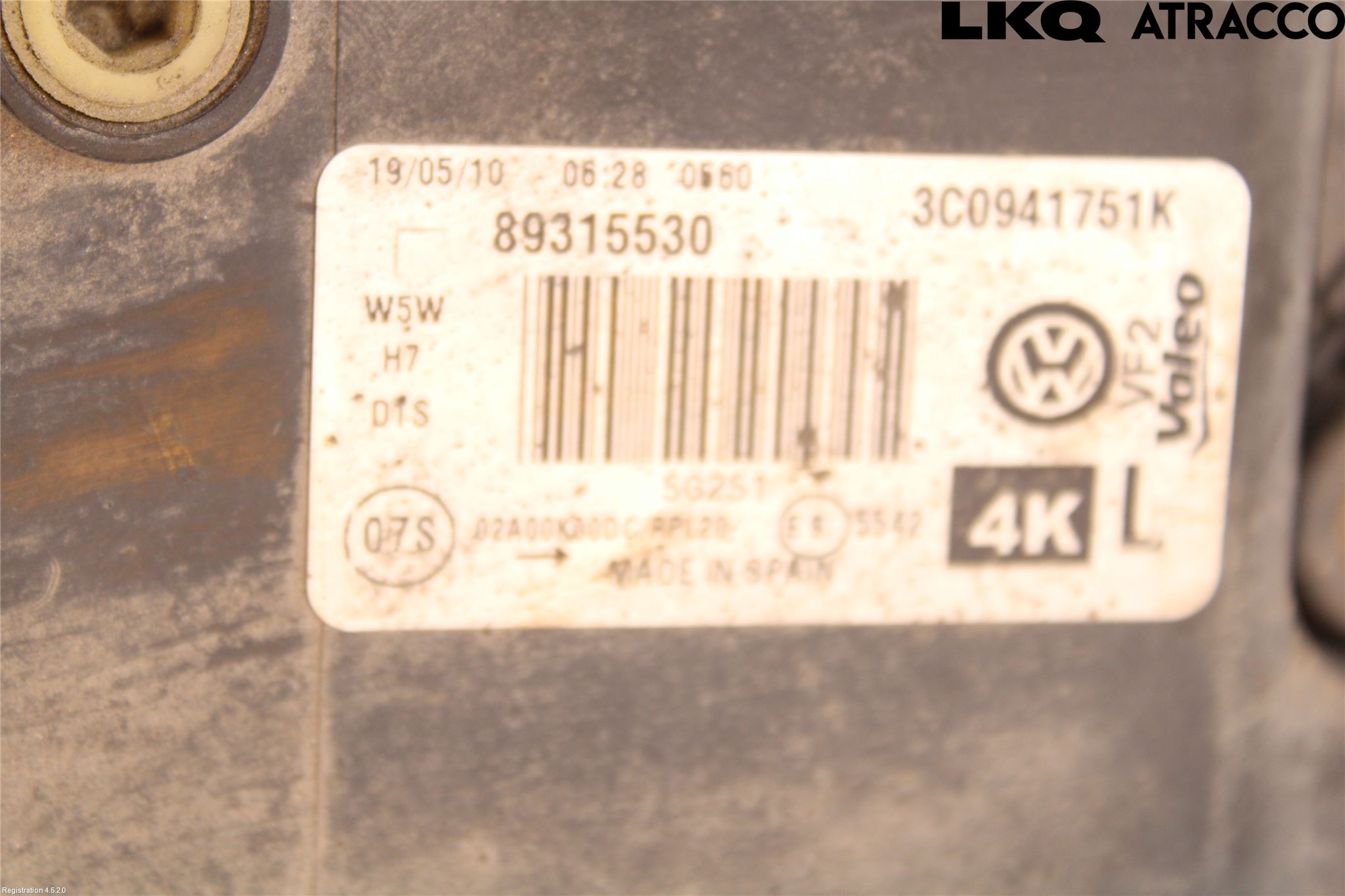Volkswagen VW PASSAT 05-11 Frontlykt Venstre