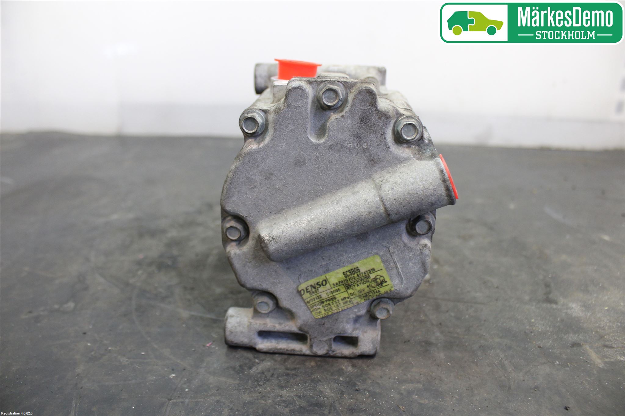 Fiat 500 07- Varme Ac Kompressor