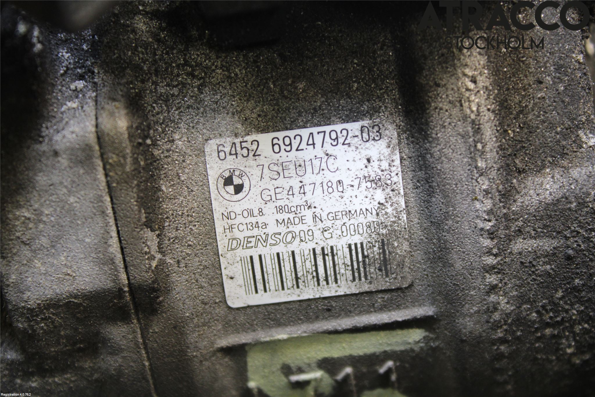 BMW 3 E90/91 SED/TOU 05-12 Varme Ac Kompressor