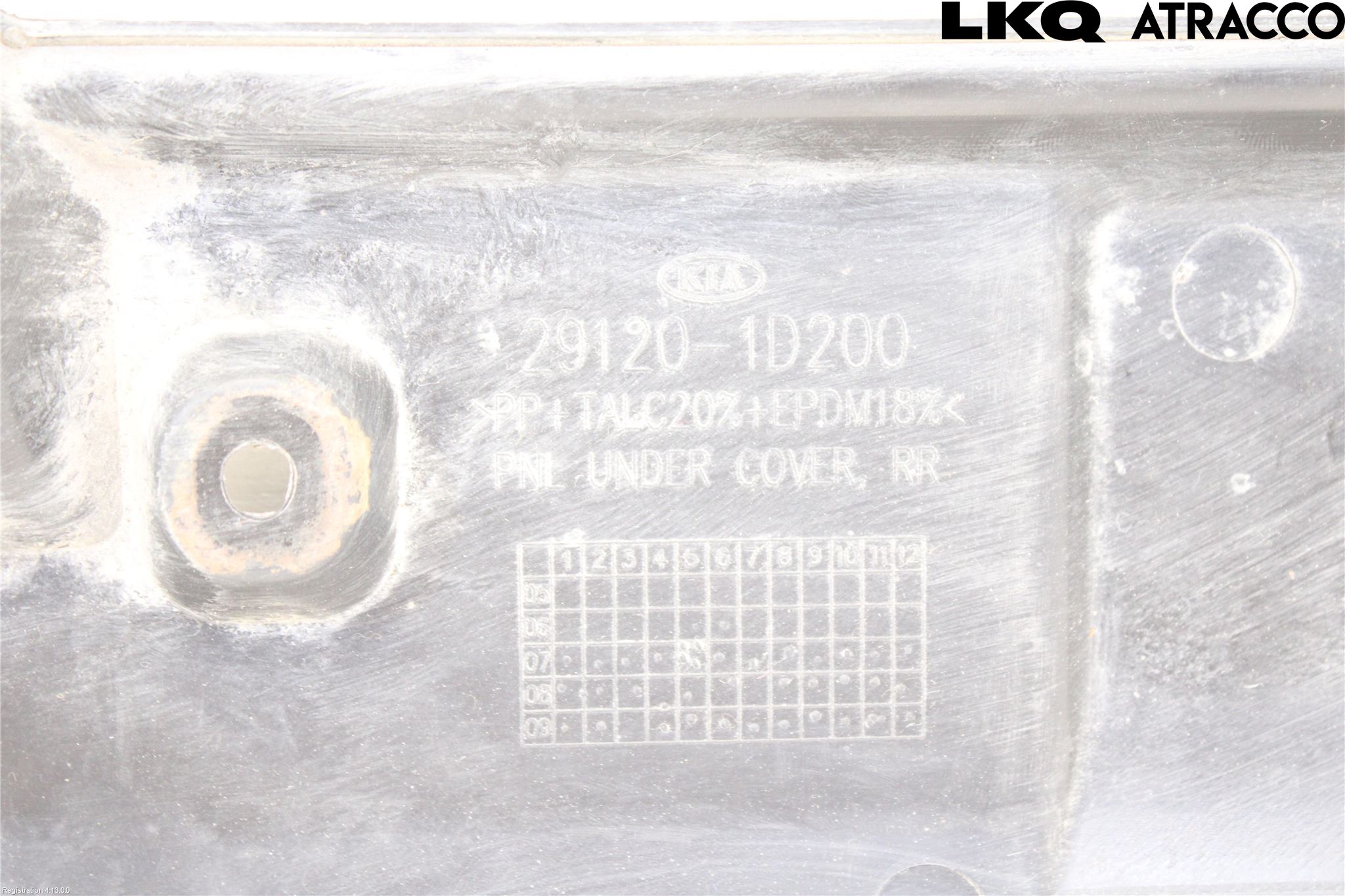 Kia CARENS II 07-12 Bunnplate U Motor-Gear-Dørk