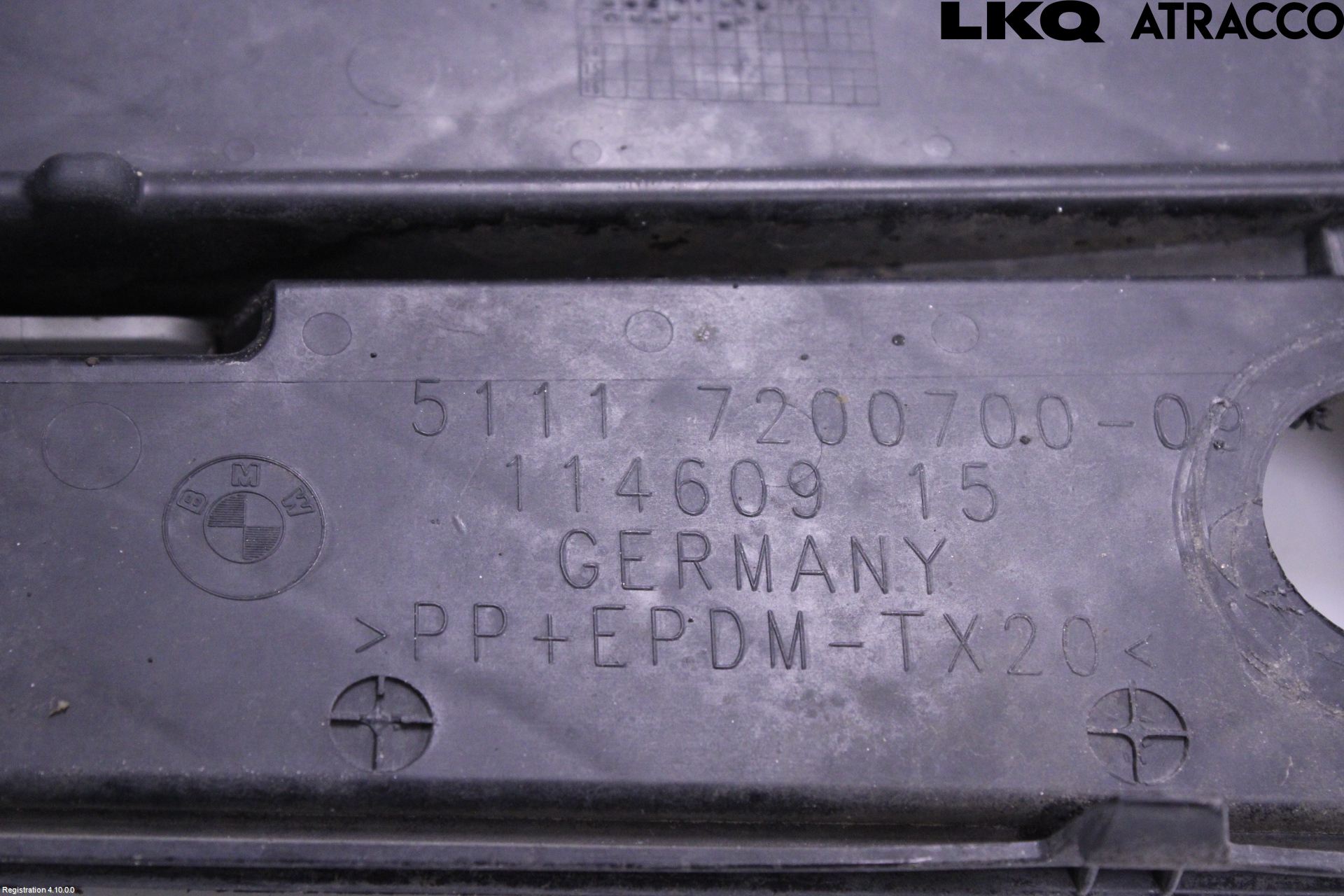 BMW 5 F10/F11/F18 09-17 Grilldel Høyre