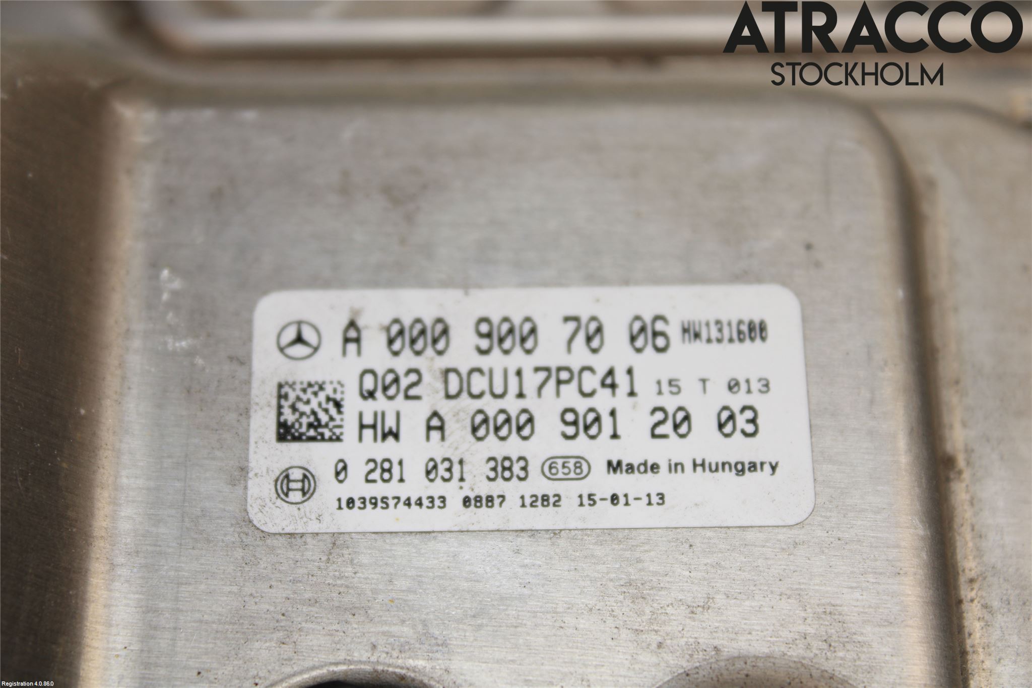 Mercedes-Benz MB E-KLASS (W212) 09-16 Styreenhet Eksosrensing