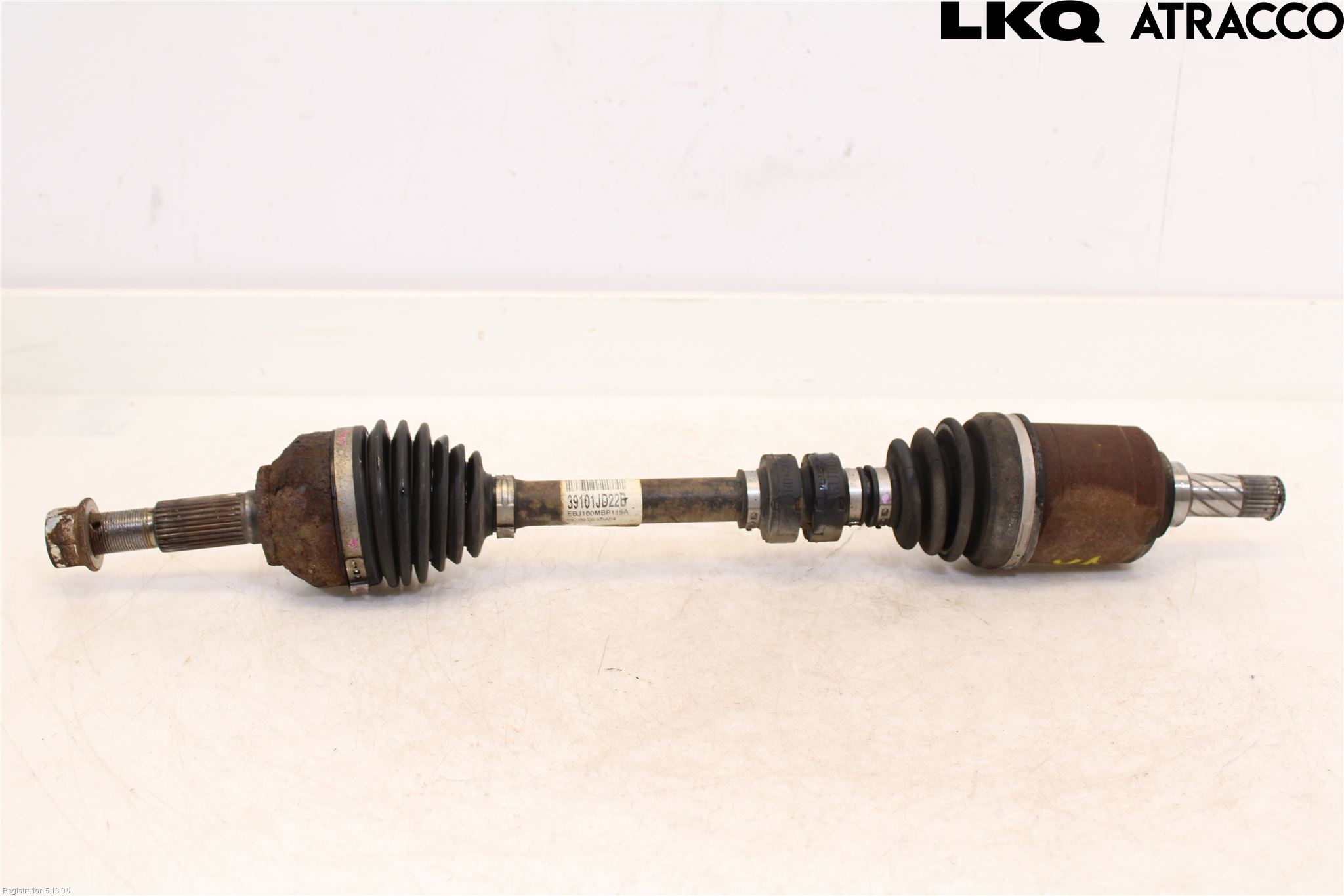 Nissan QASHQAI+2  08-10 Drivaksel Foran Kompl Venstre