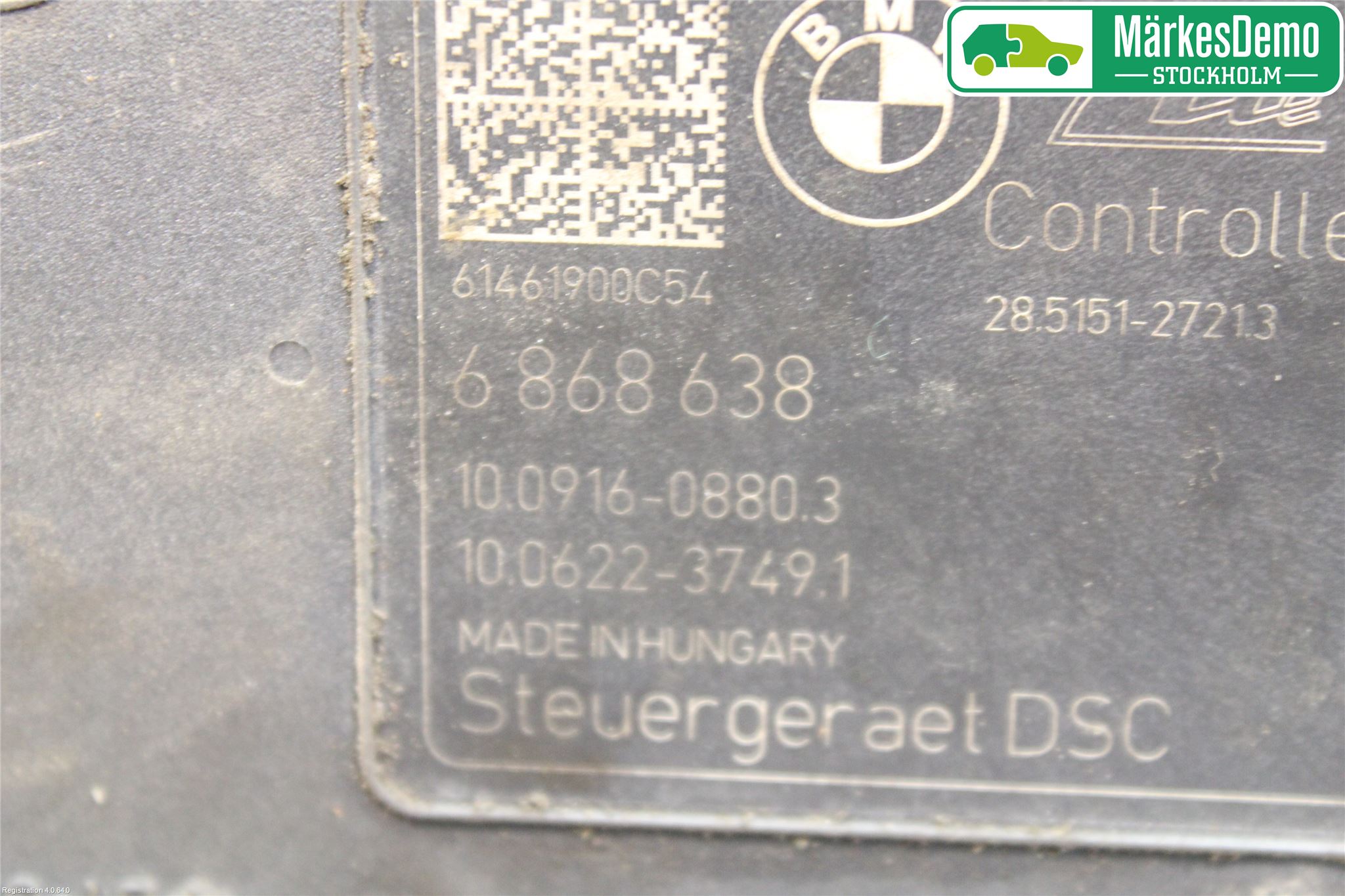 BMW 4 F32/F33/F82/F83 13-20 Abs Hydraulikkaggregat