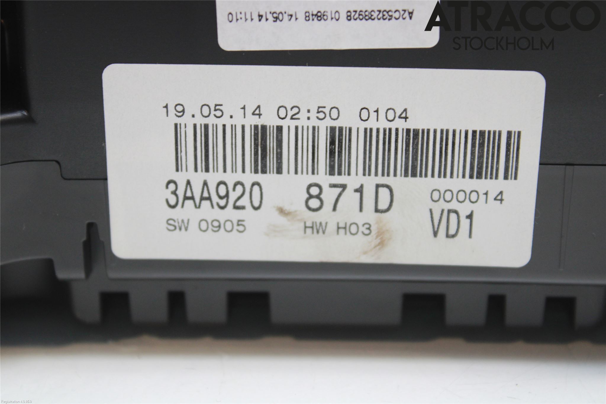 Volkswagen VW PASSAT 11-14 Instr Kombinert