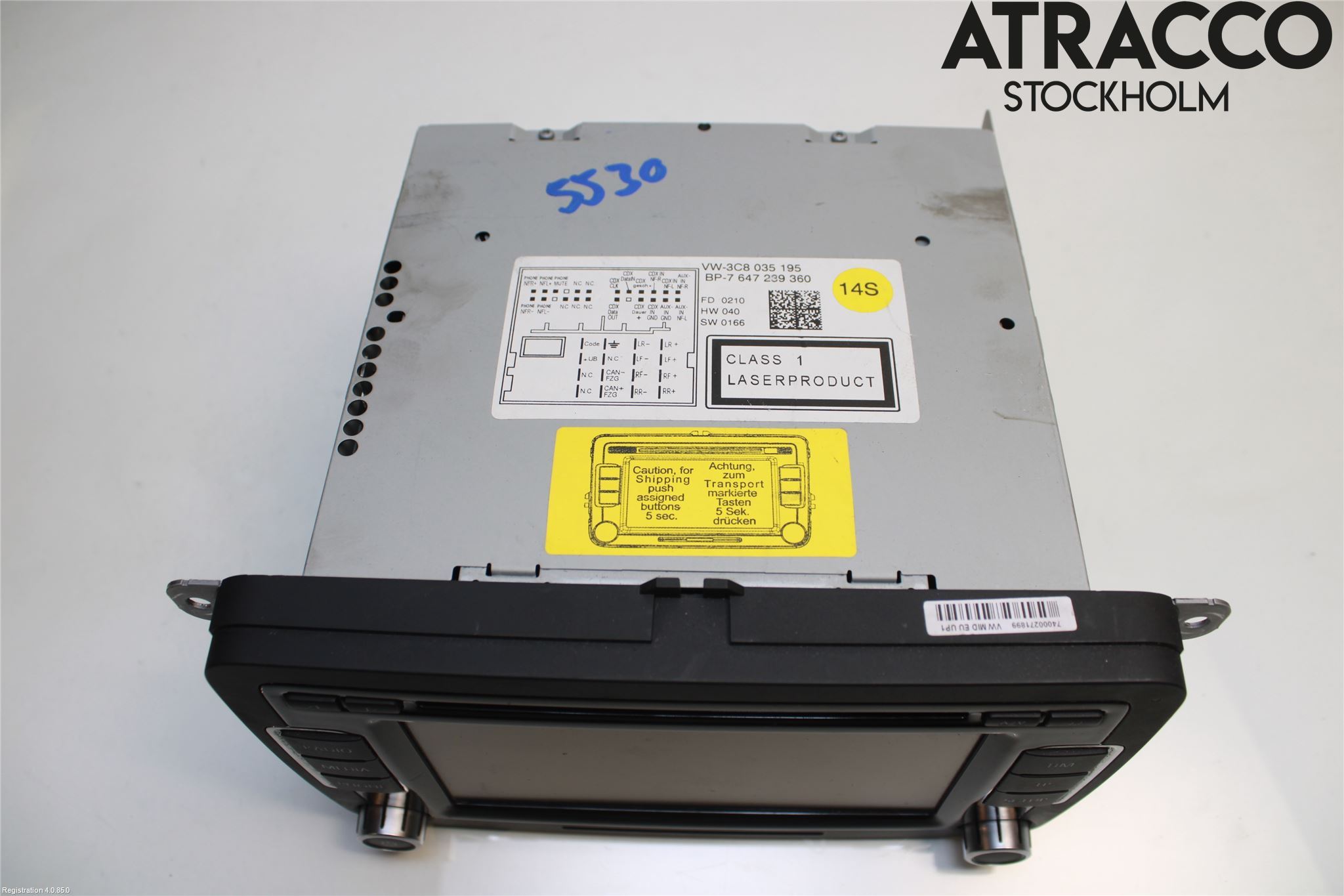 Volkswagen VW TIGUAN 07-16 Stereo Radio Med Cd