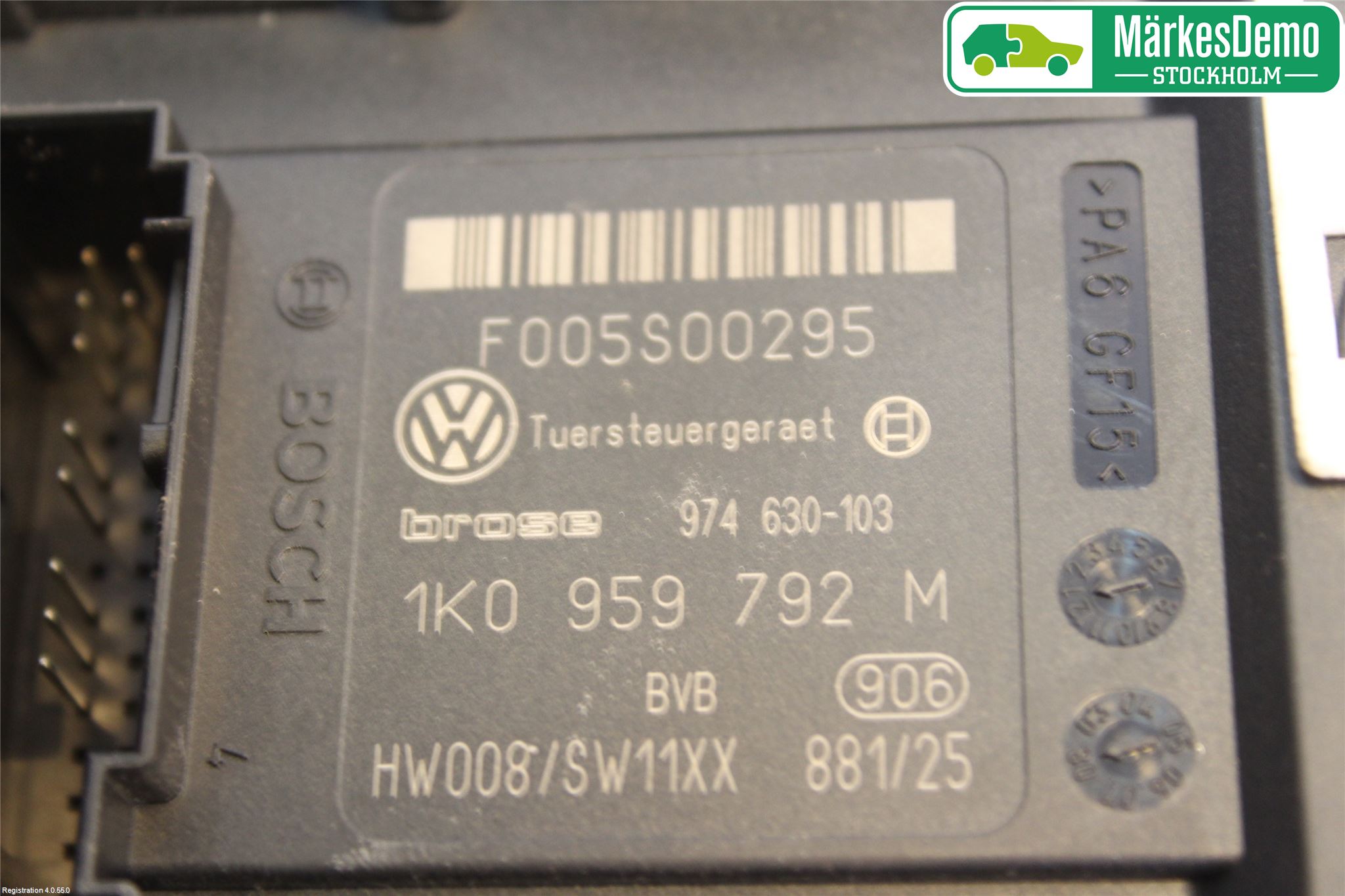 Volkswagen VW GOLF V 04-09 Vindusheismotor