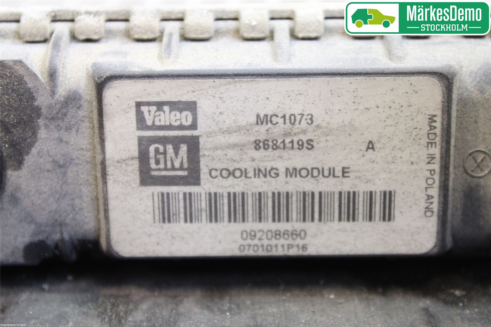 Opel AGILA A 01-07 Radiator Manuell