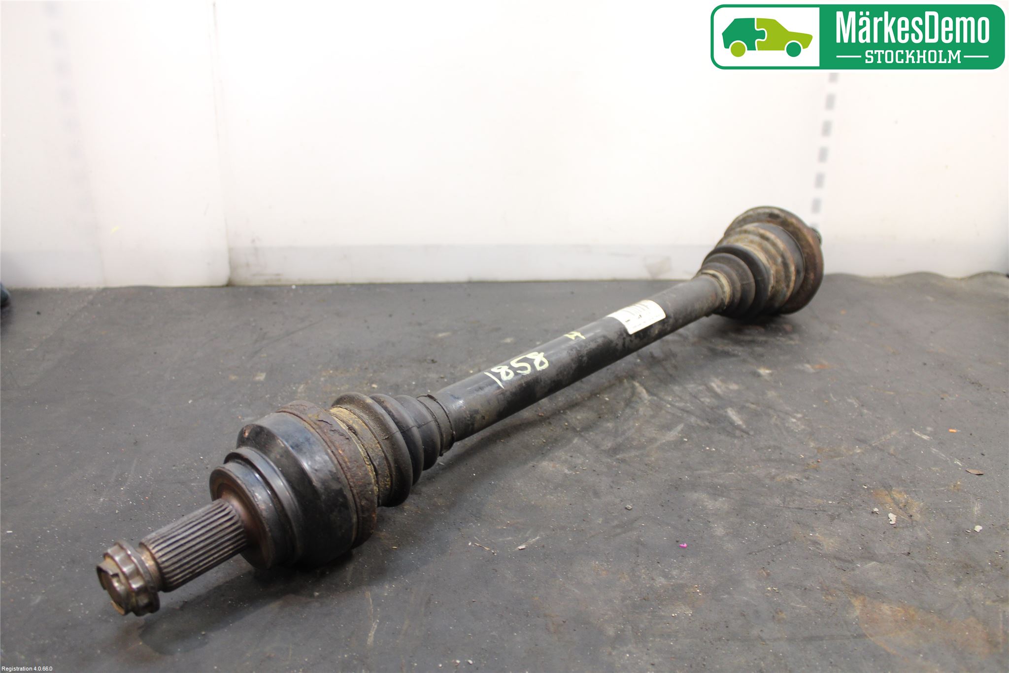 BMW 5 F10/F11/F18 09-17 Drivaksel Bak Kompl Høyre