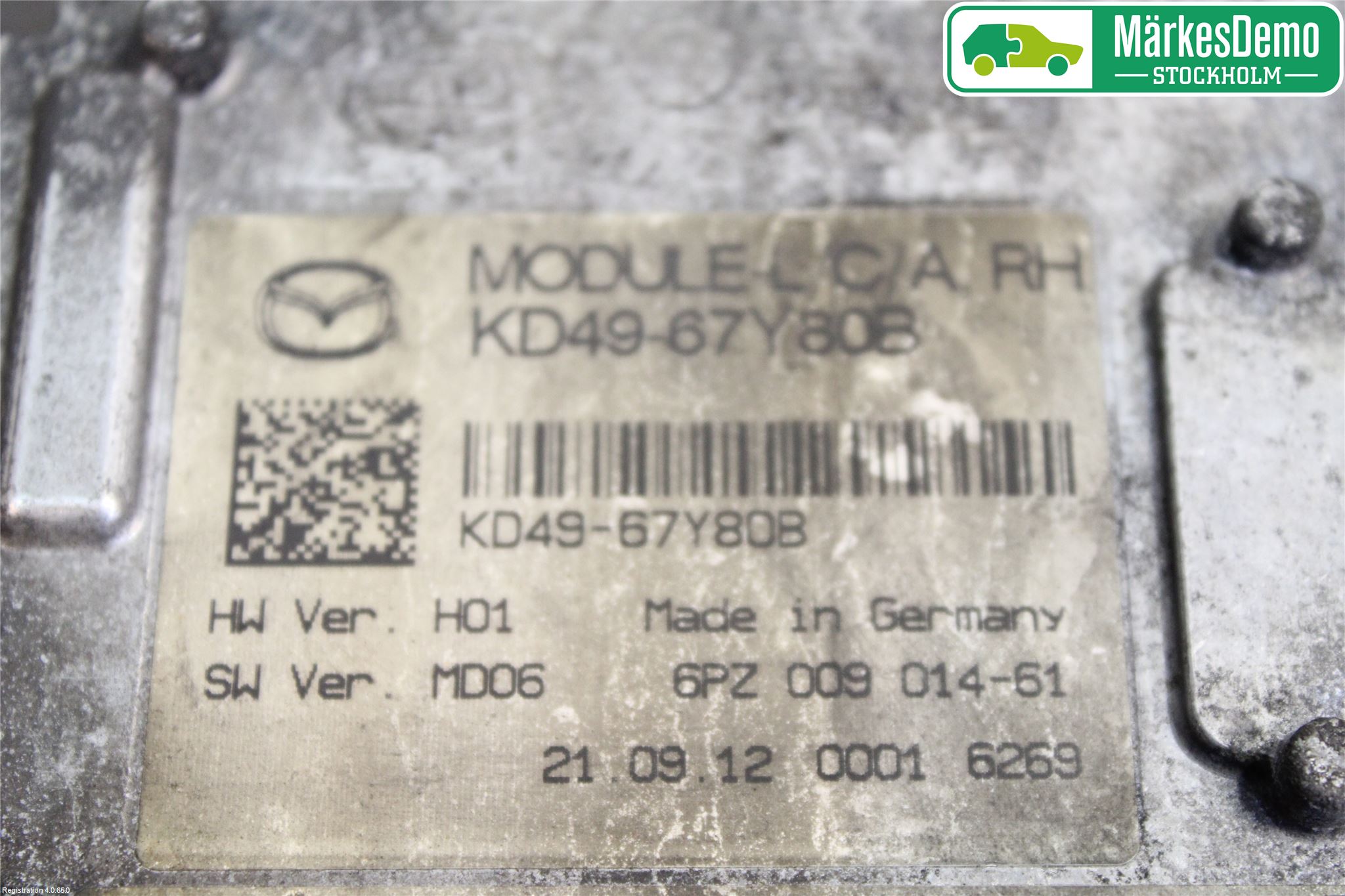 Mazda CX-5 12-17 Sensor Kollisjonsbeskyttelse