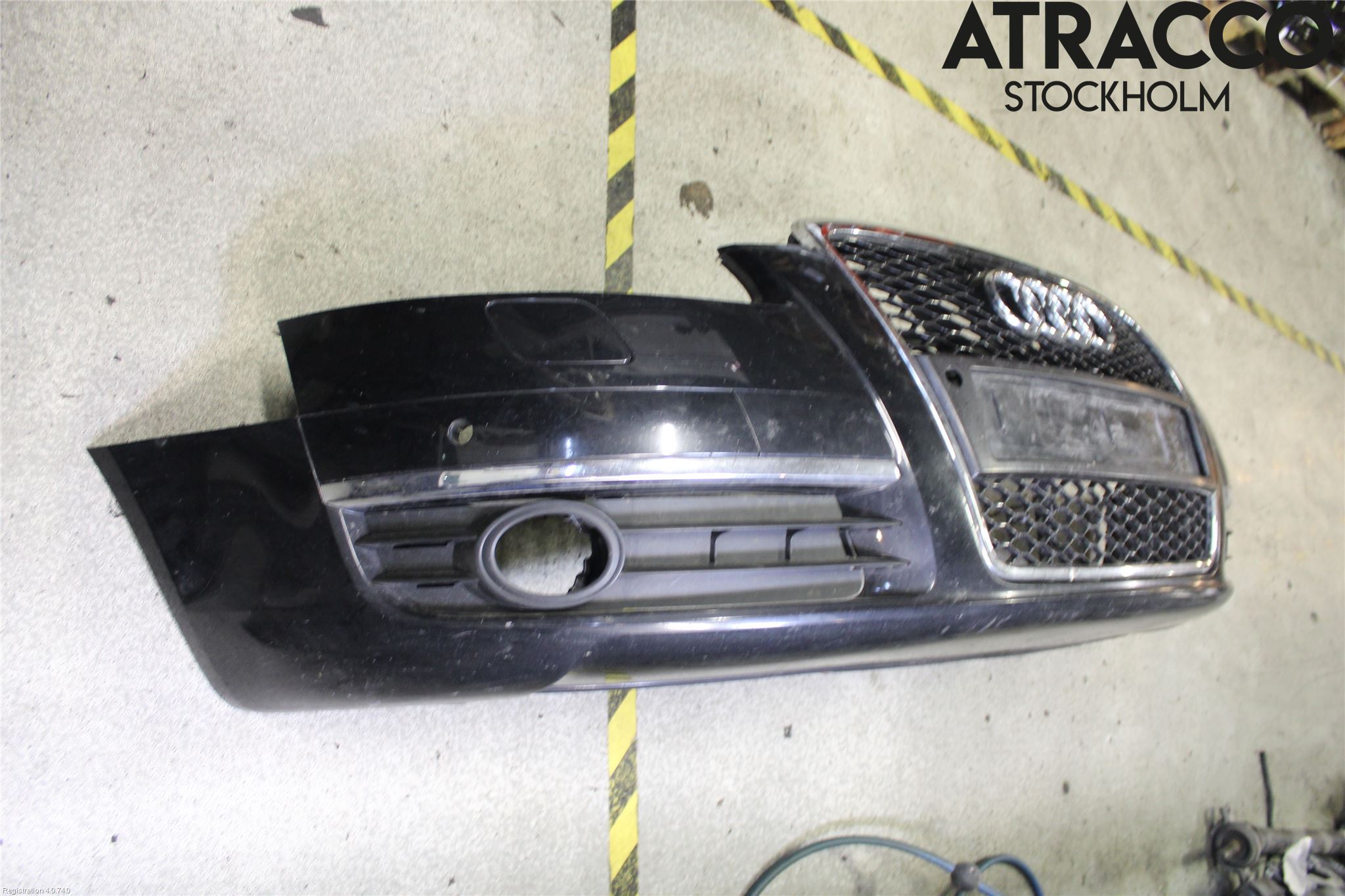 Audi A4/S4 01-05 Støtfanger Foran Plastdeksel