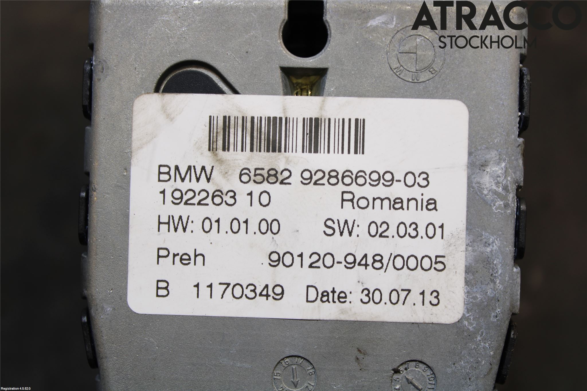 BMW 5 F10/F11/F18 09-17 Bryter Multifunksjon