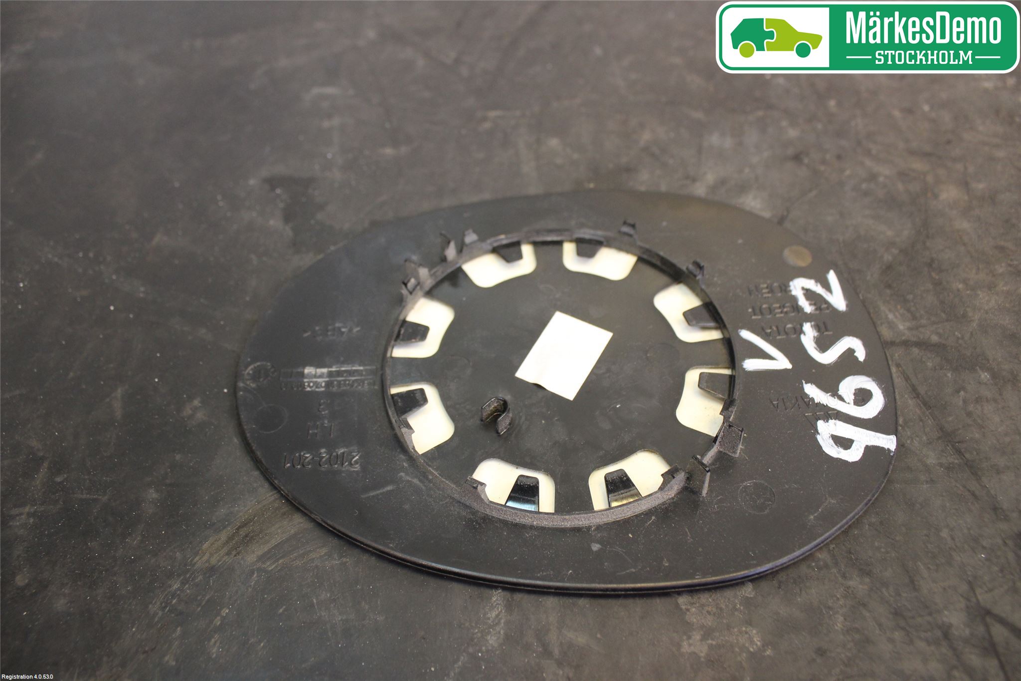 Toyota AYGO 06-14 Speil Glass V