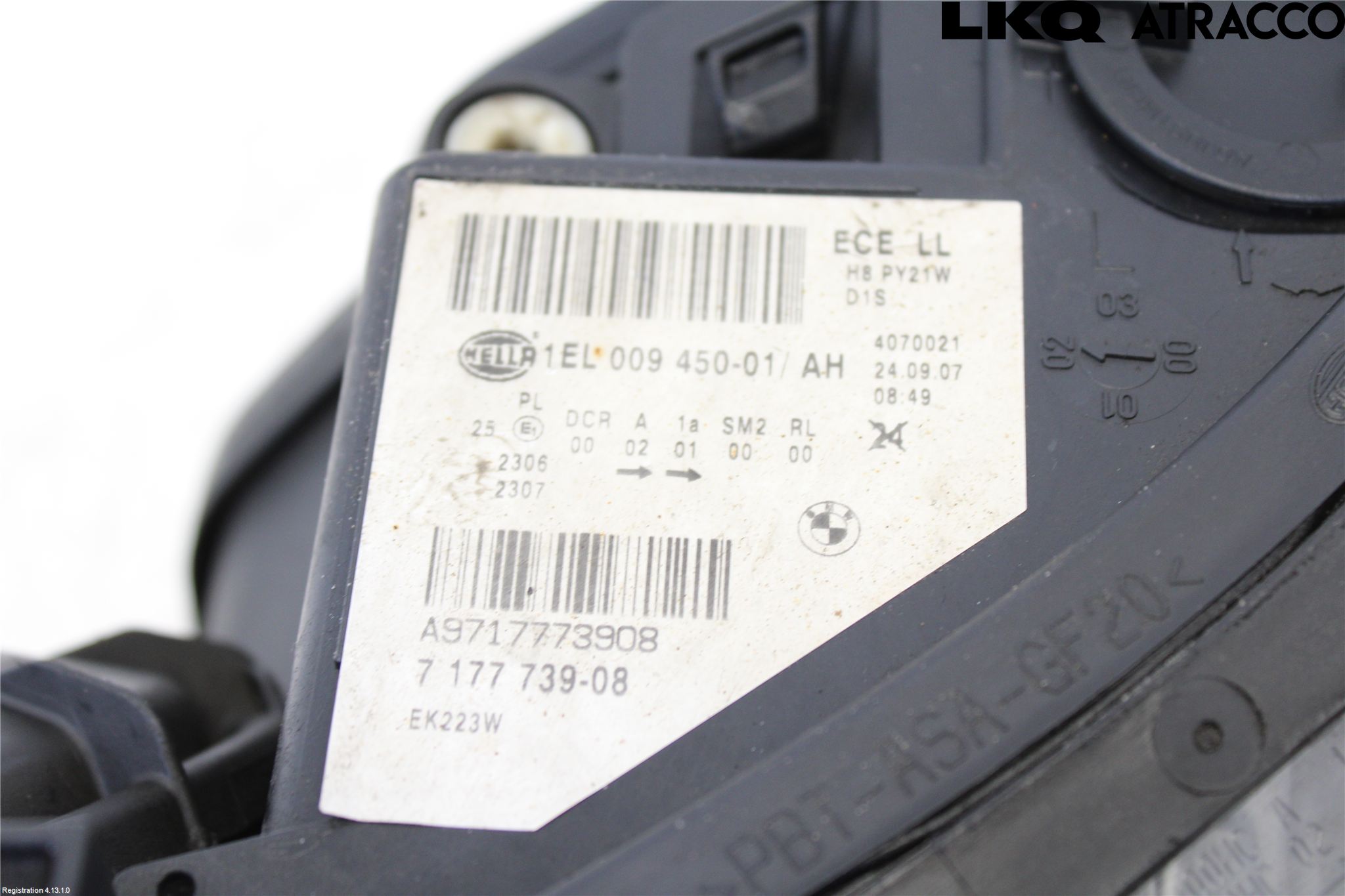BMW 5 E60/61 Sed/Tou 02-10 Frontlykt Venstre