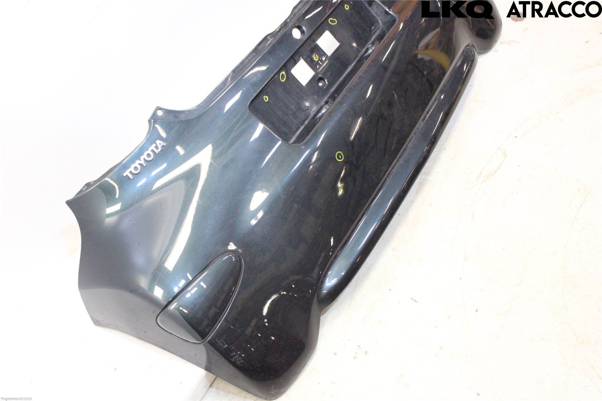Toyota AYGO 06-14 Støtfanger Bak Overtrekk