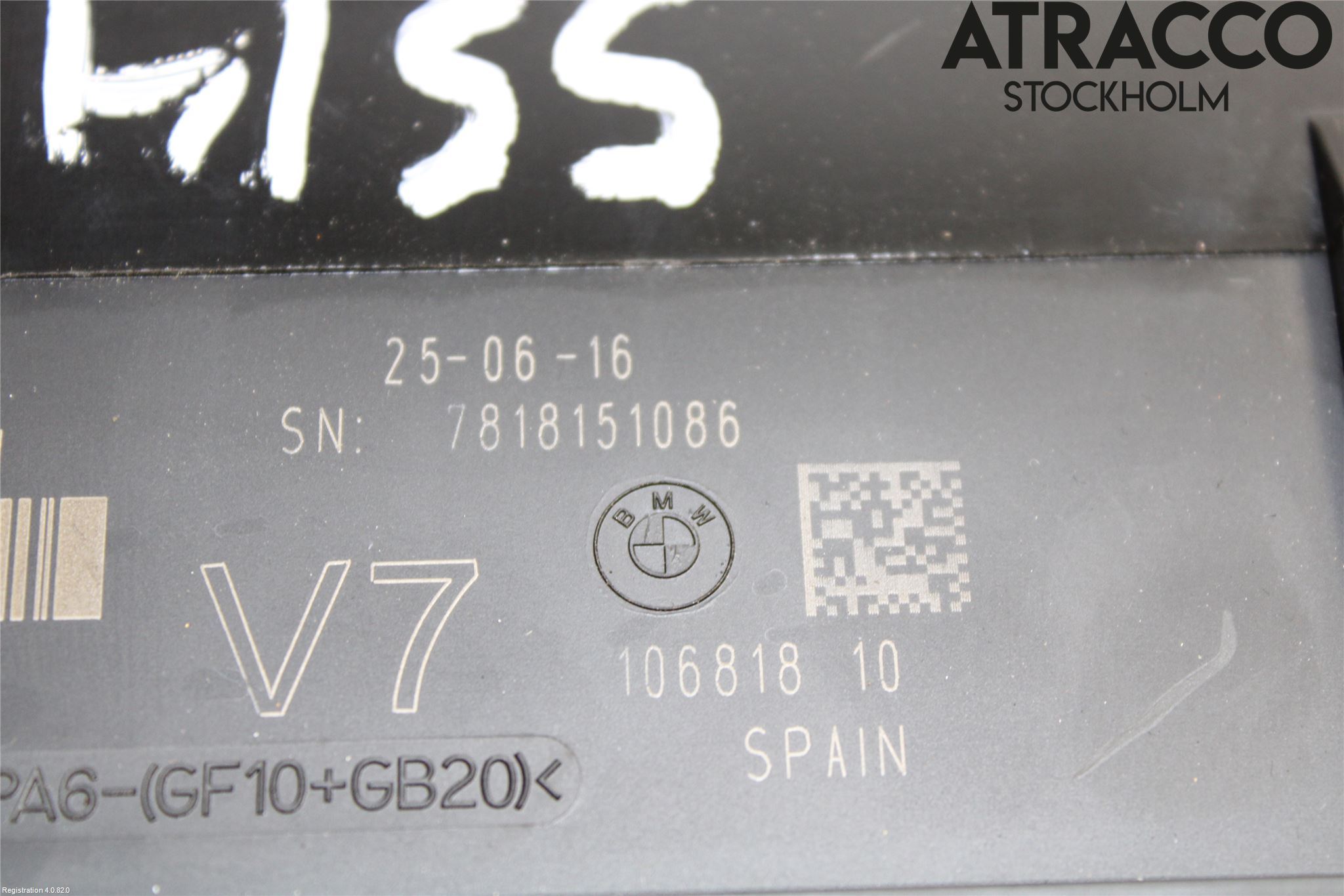 BMW 5 F10/F11/F18 09-17 Styreenhet Øvrig