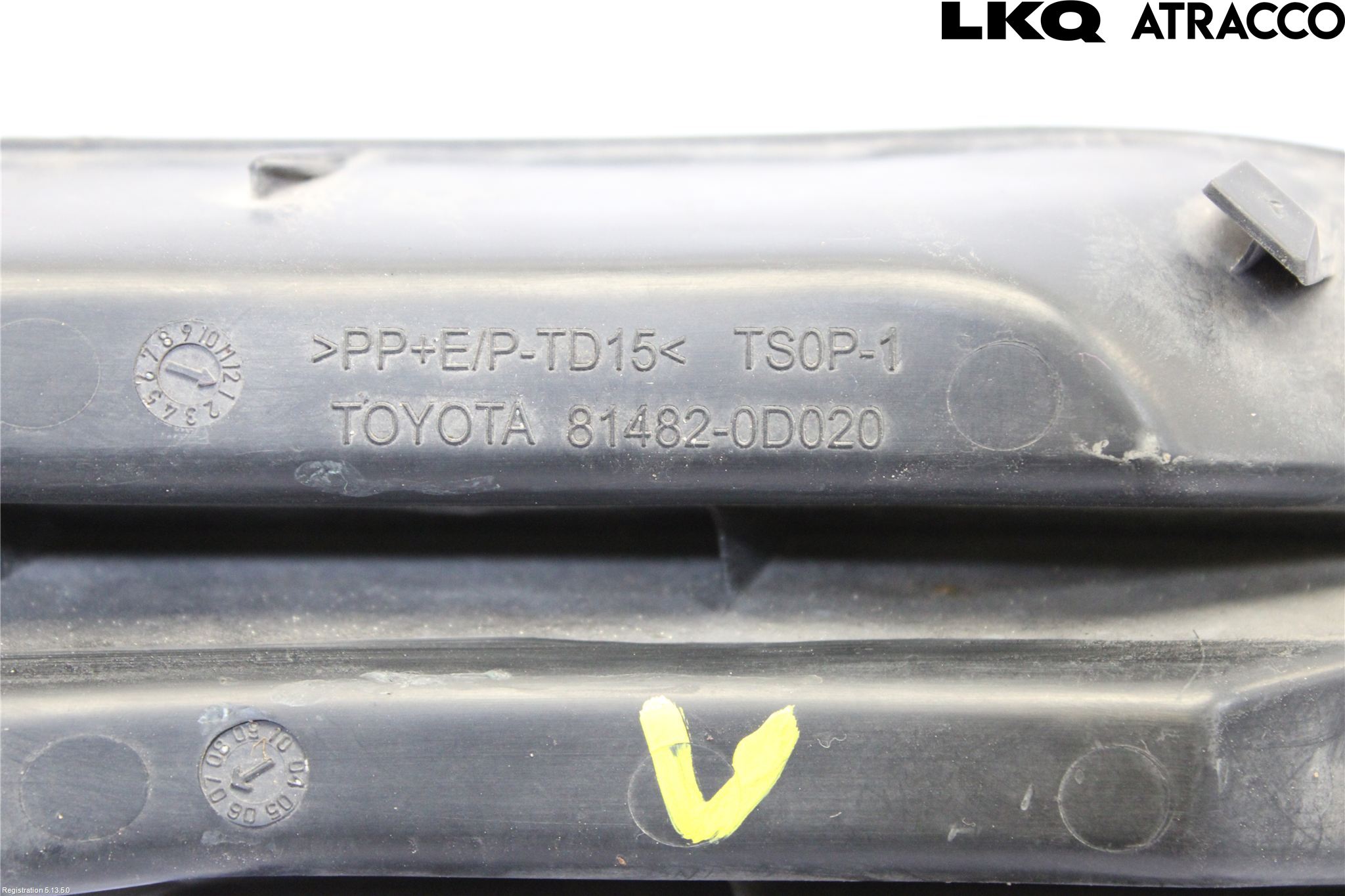 Toyota YARIS XP90 06-11 Støtfanger Foran Hjørne Vens