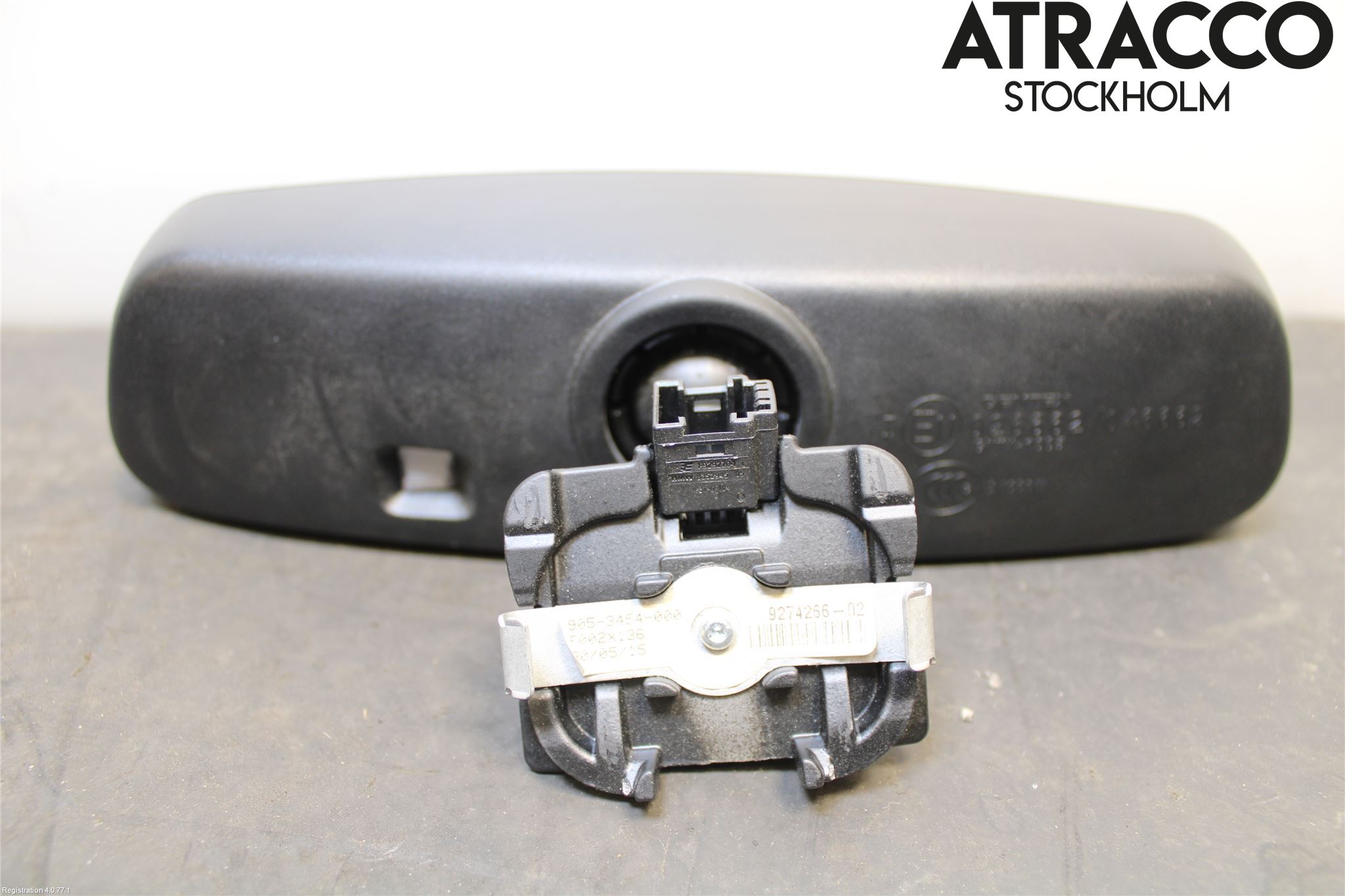 BMW 5 F10/F11/F18 09-17 Speil Innvendig El