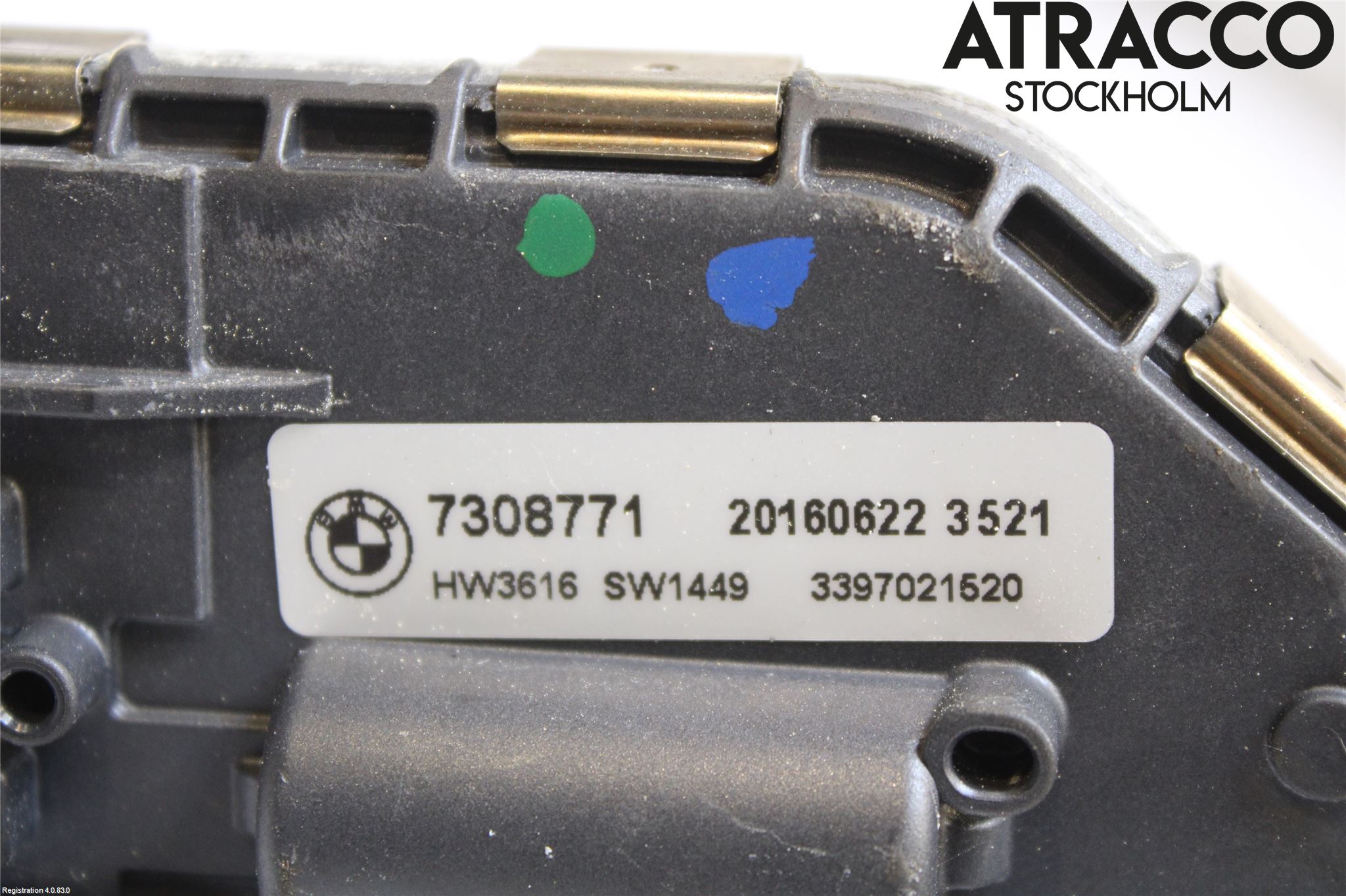 BMW 5 F10/F11/F18 09-17 Viskermotor Frontrute