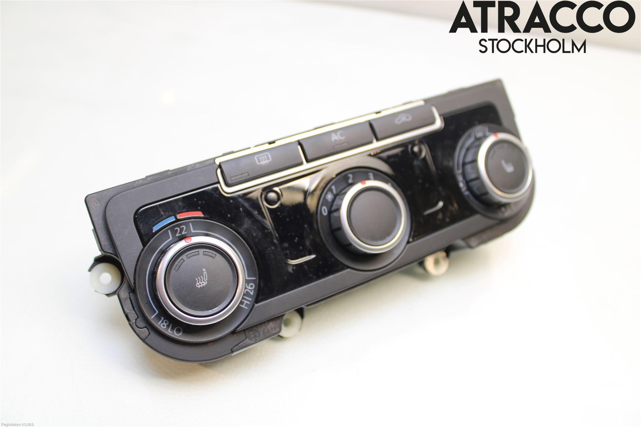 Volkswagen VW GOLF VI 09-13 Varme Ac Betjening-Display