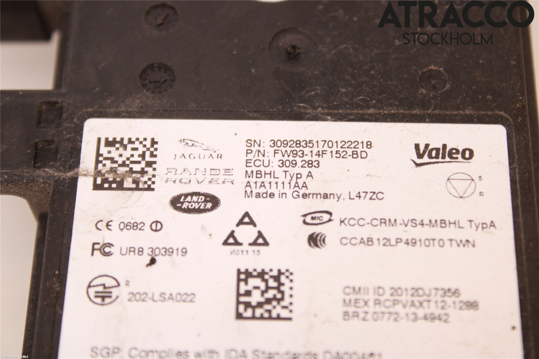 Landrover LAND ROVER DISCOVERY 4 10-16 Sensor Kollisjonsbeskyttelse