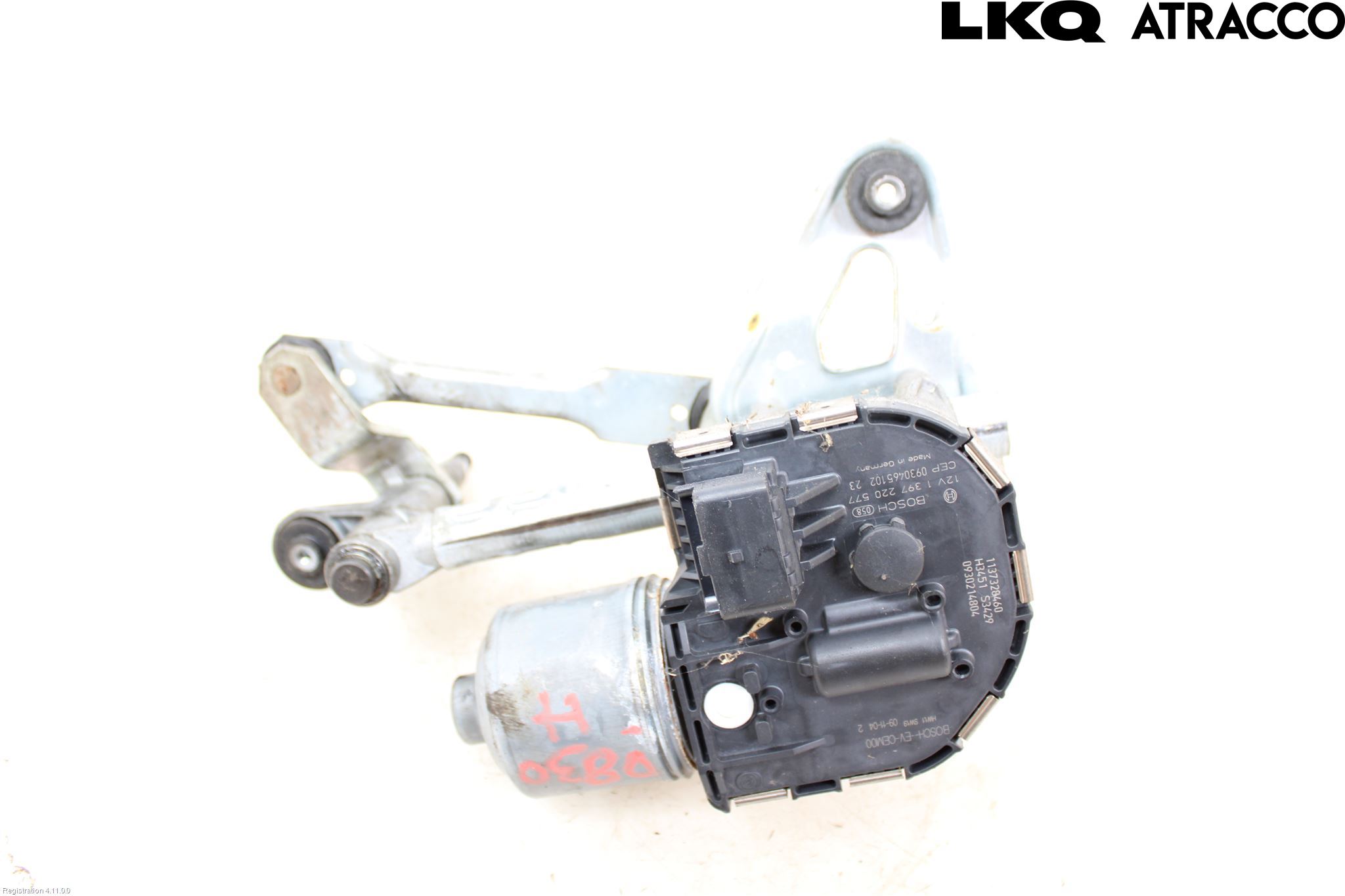 Peugeot 3008 09-16 Viskermotor Frontrute