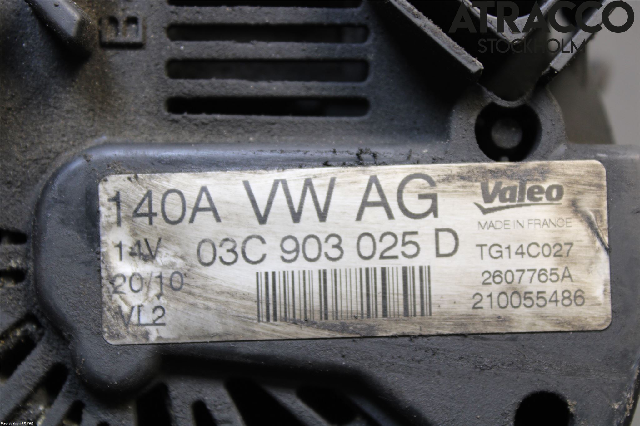 Volkswagen VW GOLF VI 09-13 Dynamo
