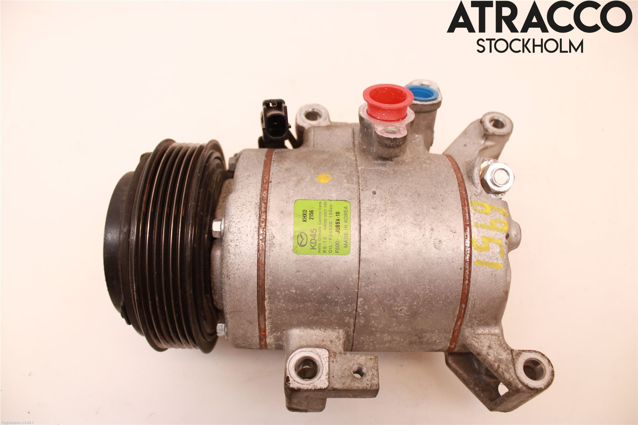 Mazda 3 III 14-19 Varme Ac Kompressor