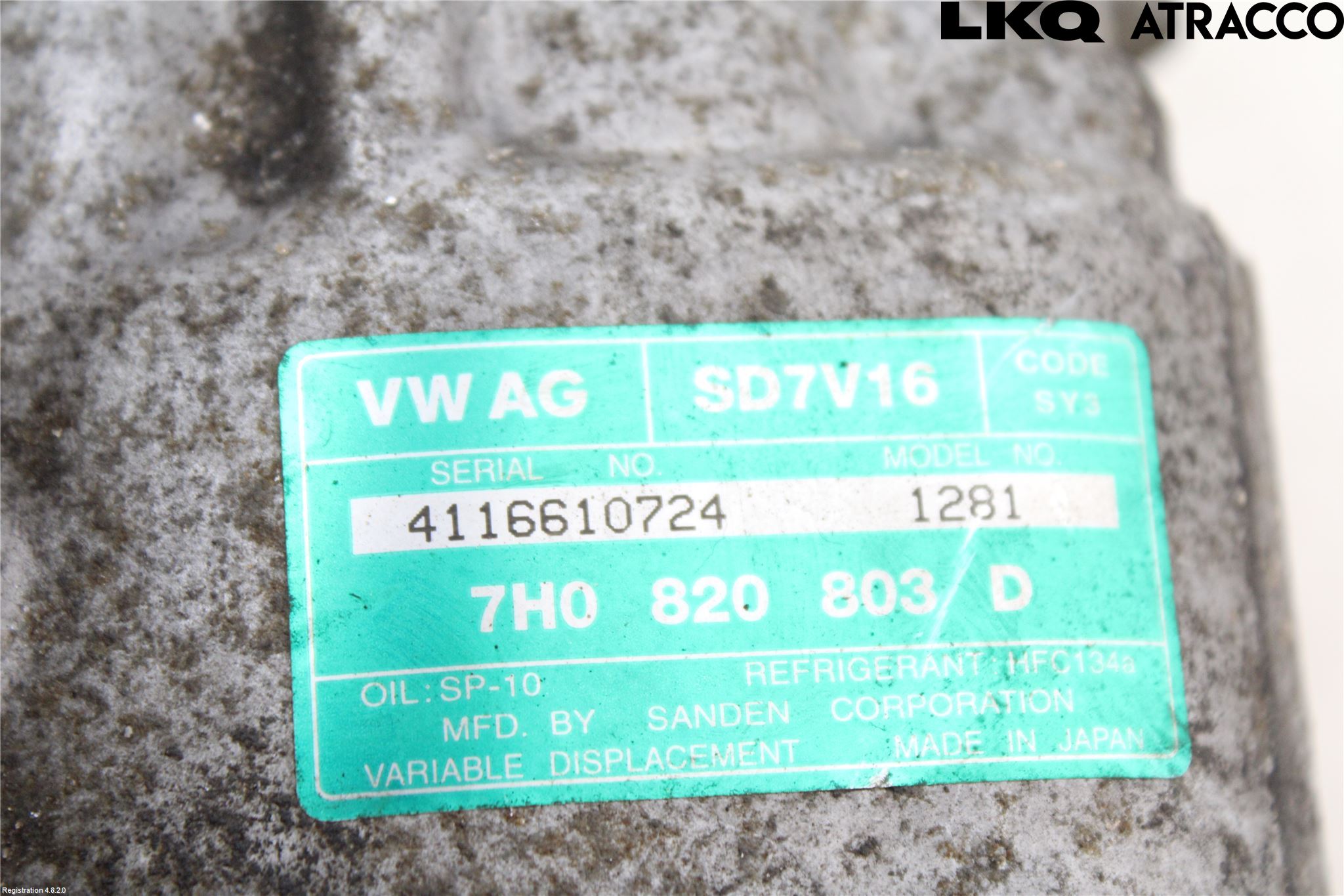 Volkswagen VW CADDY      04-10 Varme Ac Kompressor