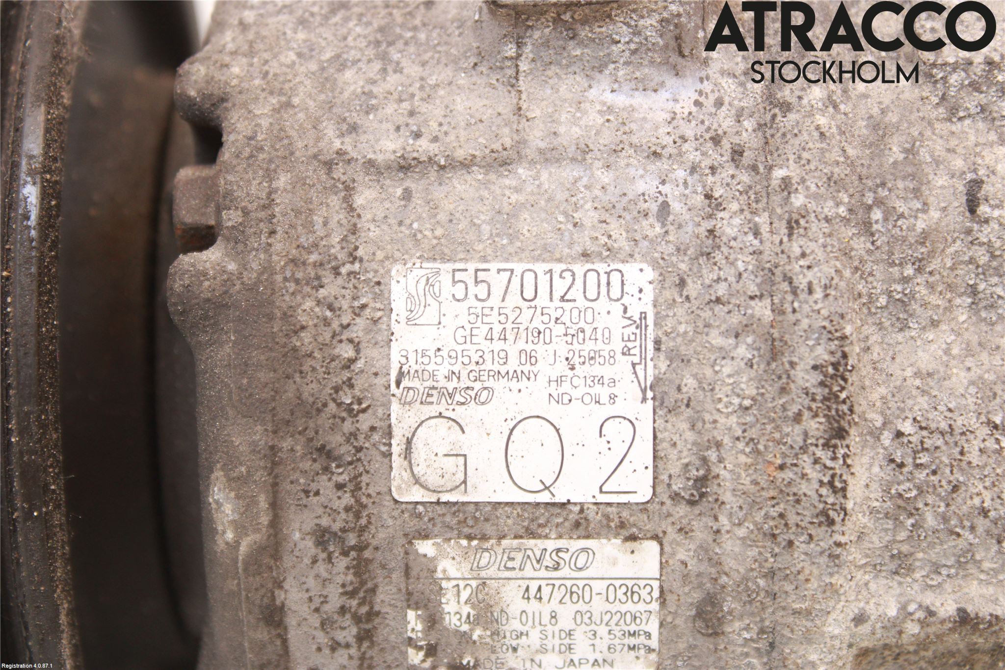 Opel CORSA D 07-14 Varme Ac Kompressor