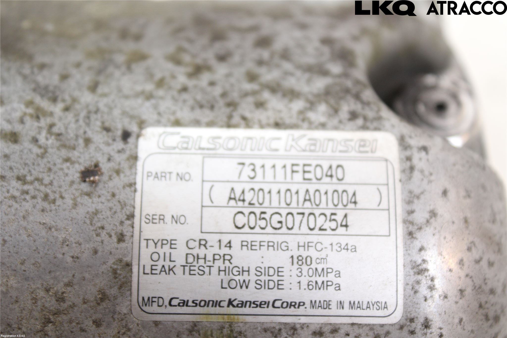 Subaru IMPREZA II  06-07 Varme Ac Kompressor