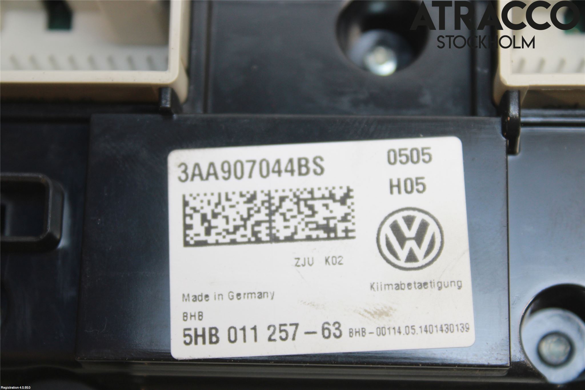Volkswagen VW PASSAT 11-14 Varme Ac Betjening-Display