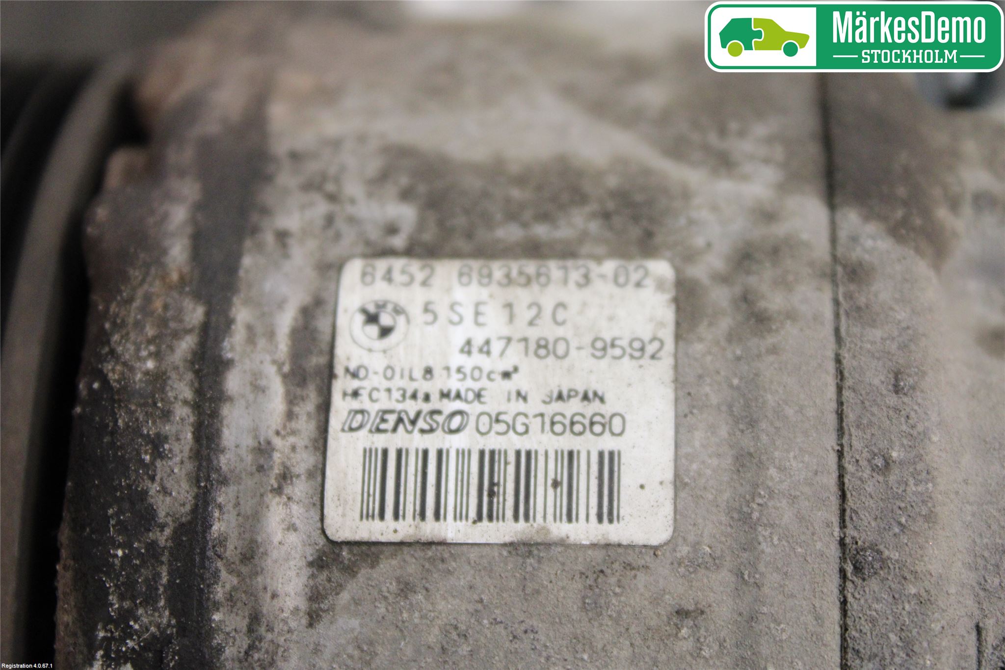 BMW 1 E87/81 5D/3D 03-11 Varme Ac Kompressor