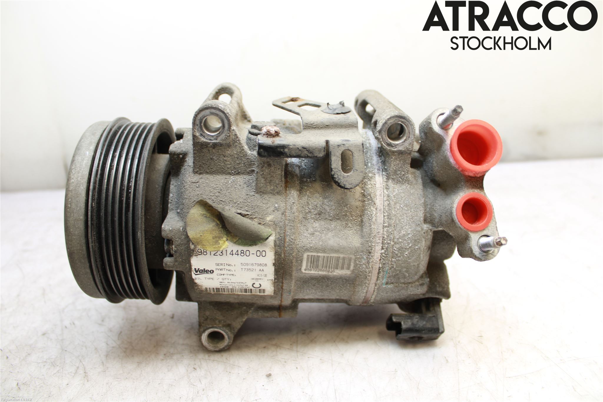 Citroen C4 GRAND PICASSO 14-18 Varme Ac Kompressor