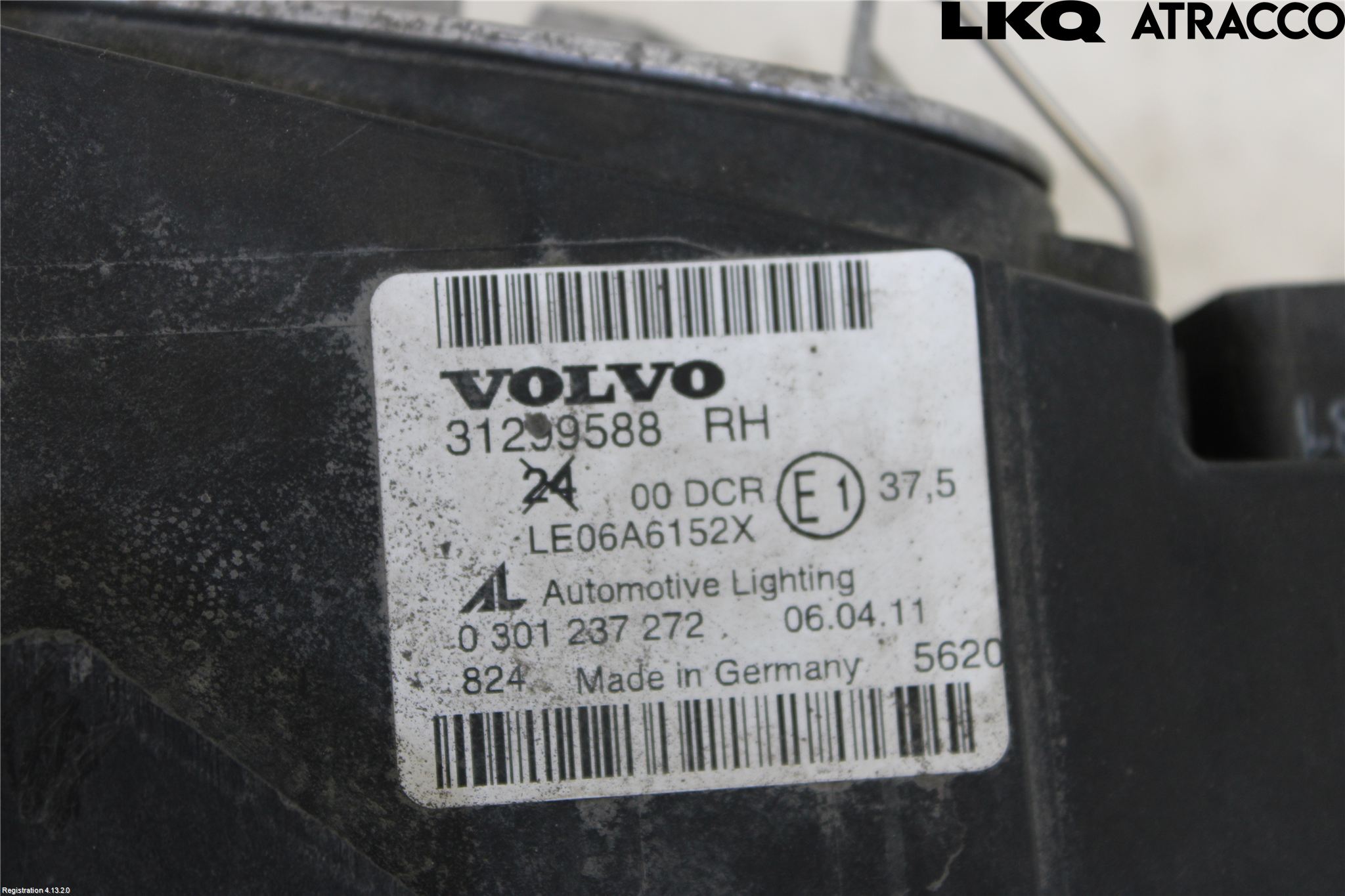 Volvo V50 08-12 Frontlykt Høyre