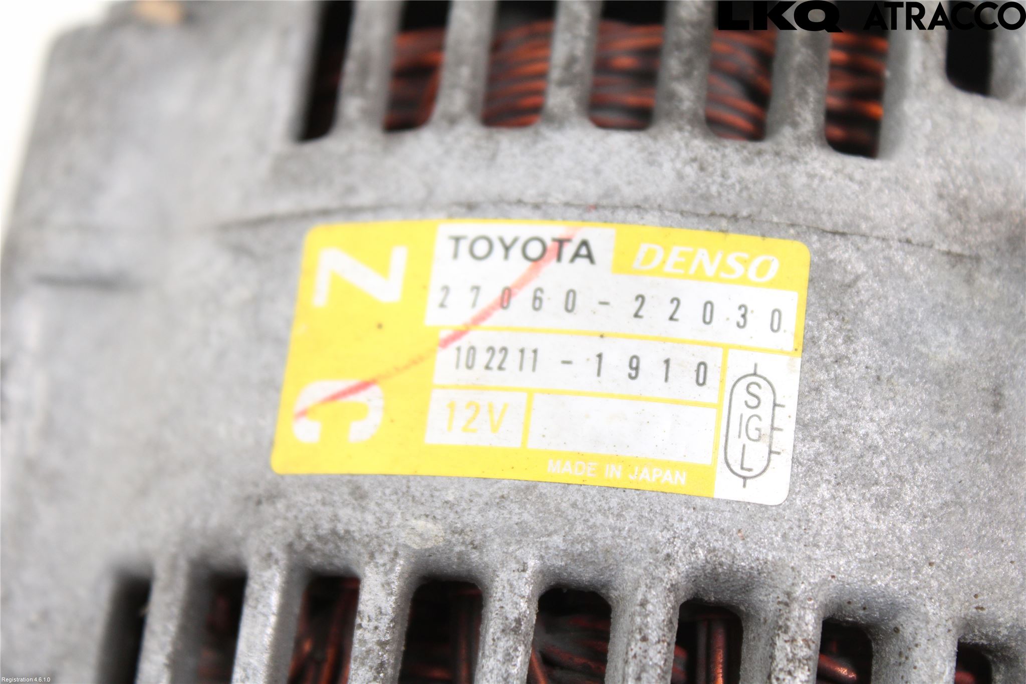 Toyota COROLLA 02-07 Dynamo