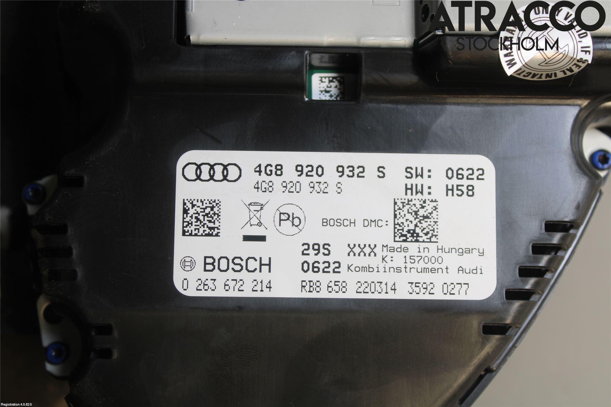 Audi A6/S6 4G 11-18 Instr Kombinert