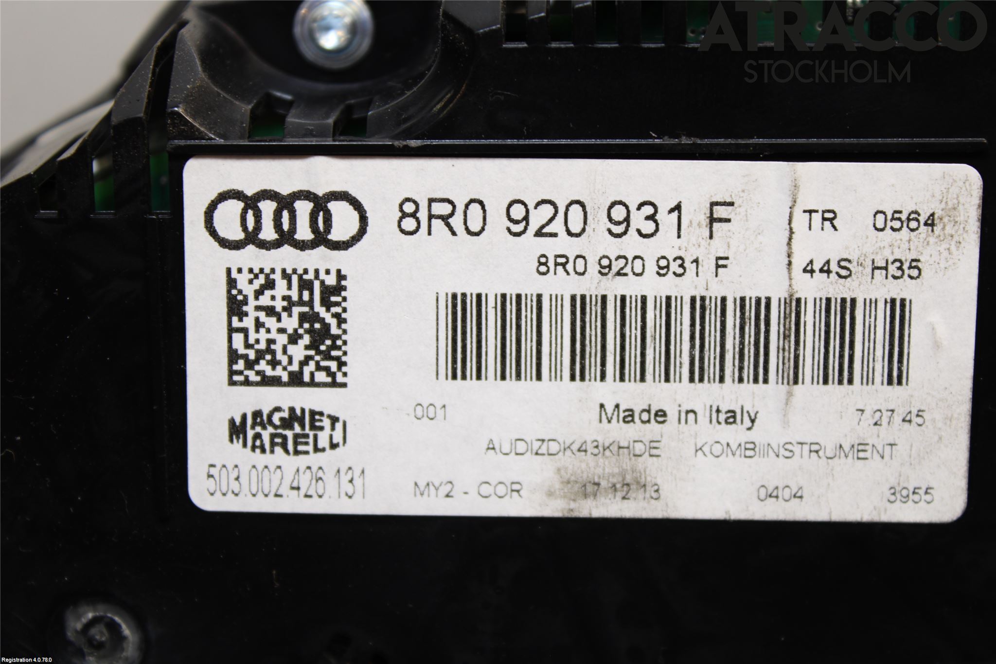 Audi Q5 09-16 Instr Kombinert