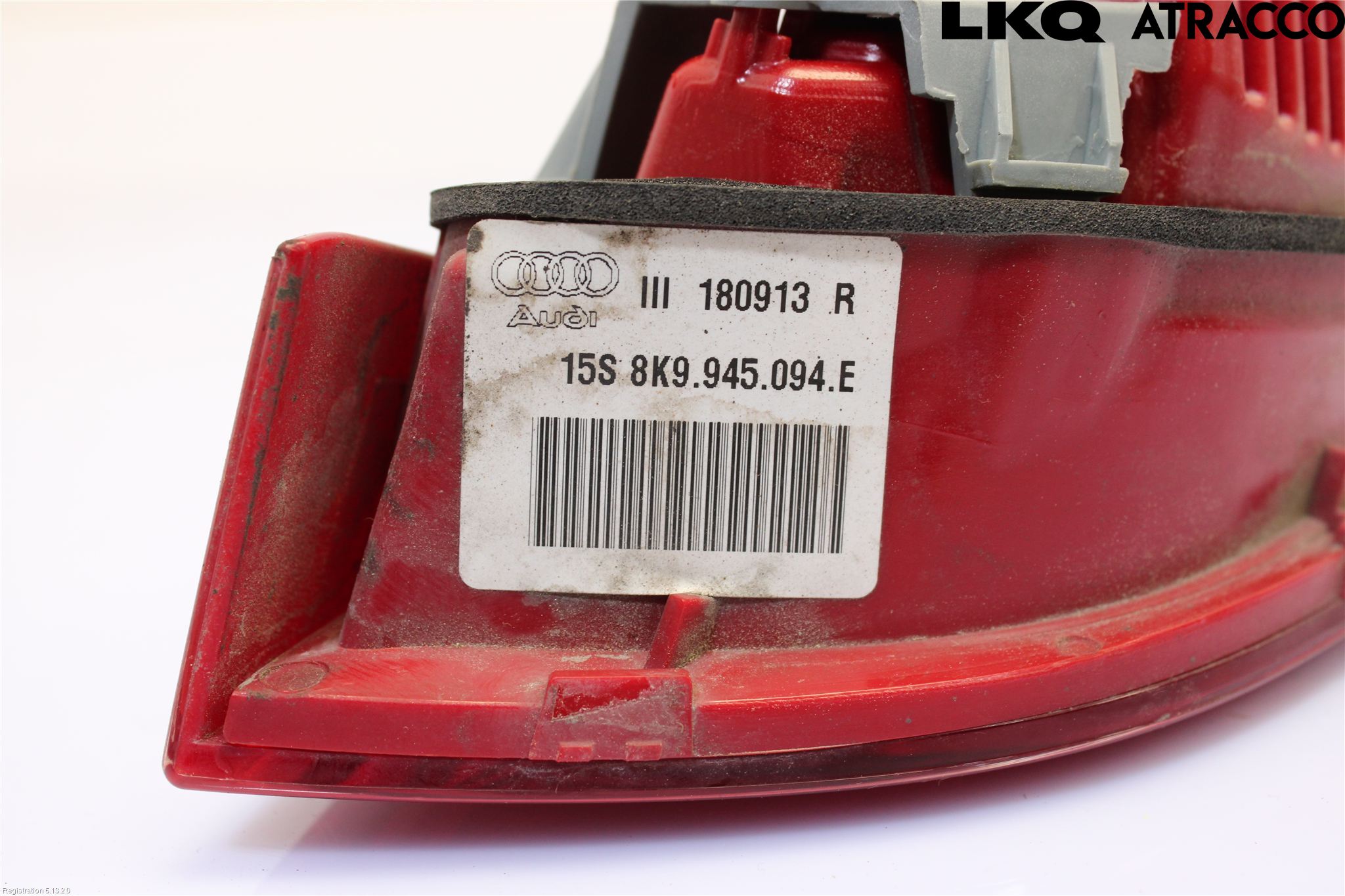 Audi A4 12-15 Baklykt Høyre  På Luke(Indre)