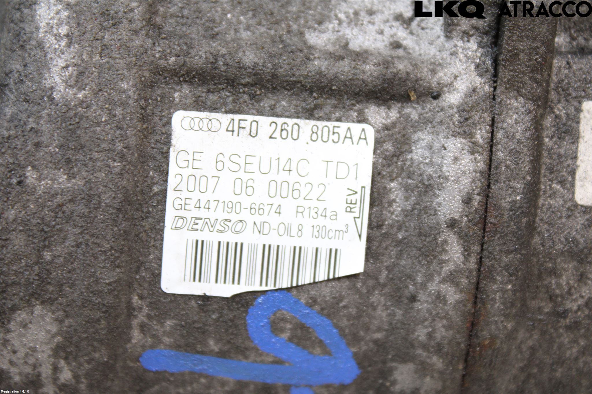 Audi A6/S6     05-11 Varme Ac Kompressor