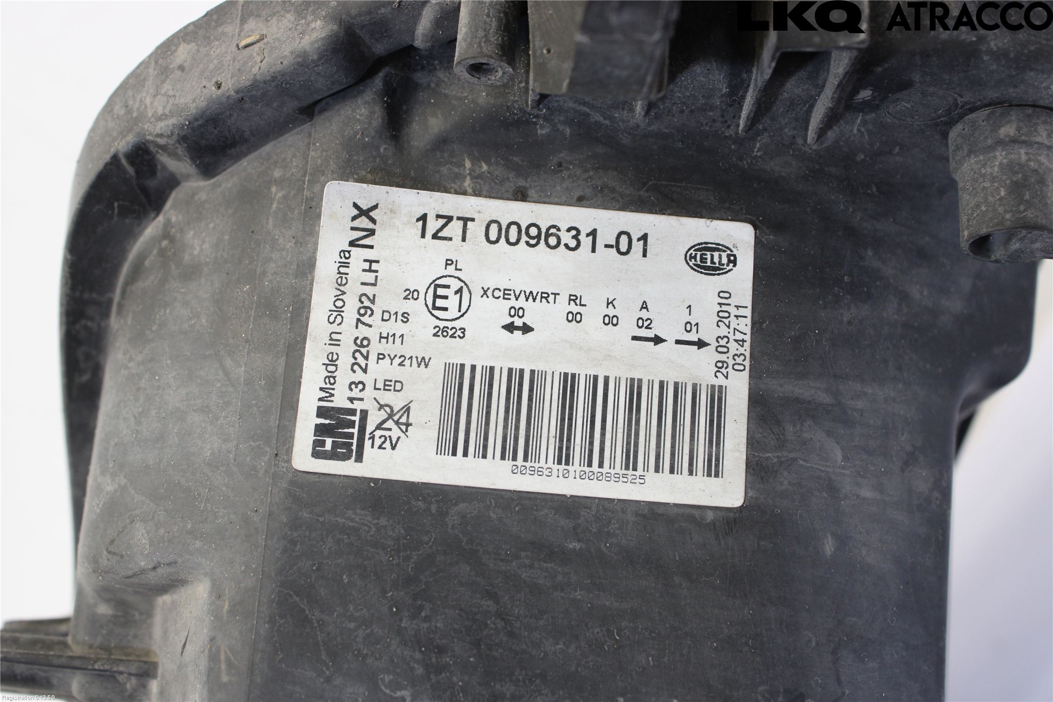 Opel INSIGNIA 09-16 Frontlykt Venstre