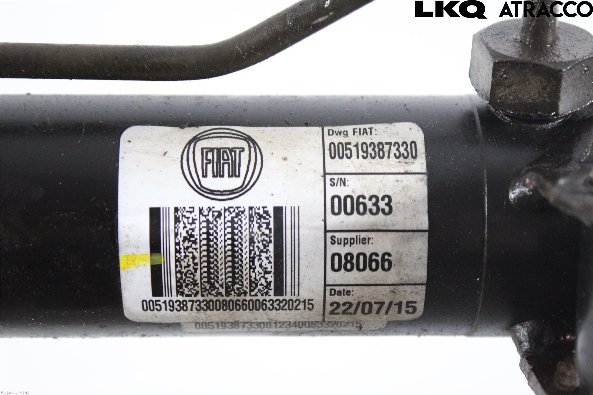 Fiat DOBLO CARGO Servo Snekke - Tannstang