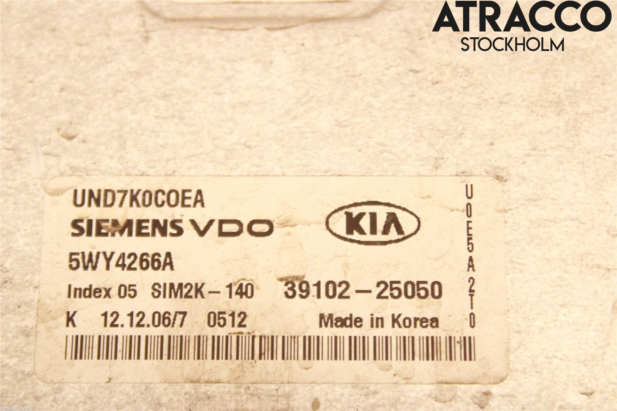 Kia CARENS II 07-12 Styreenhet Innsprøytning