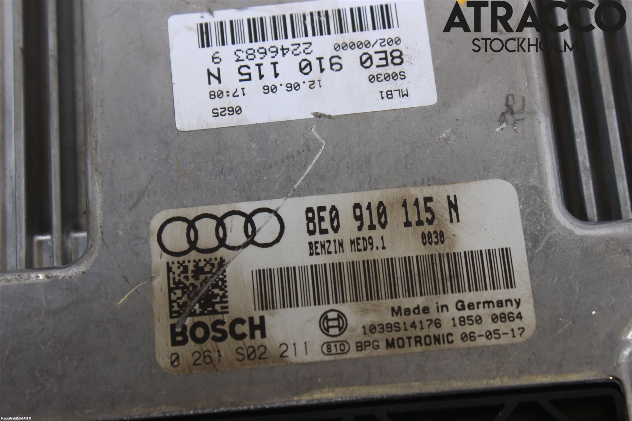 Audi A4/S4 05-07 Styreenhet Innsprøytning
