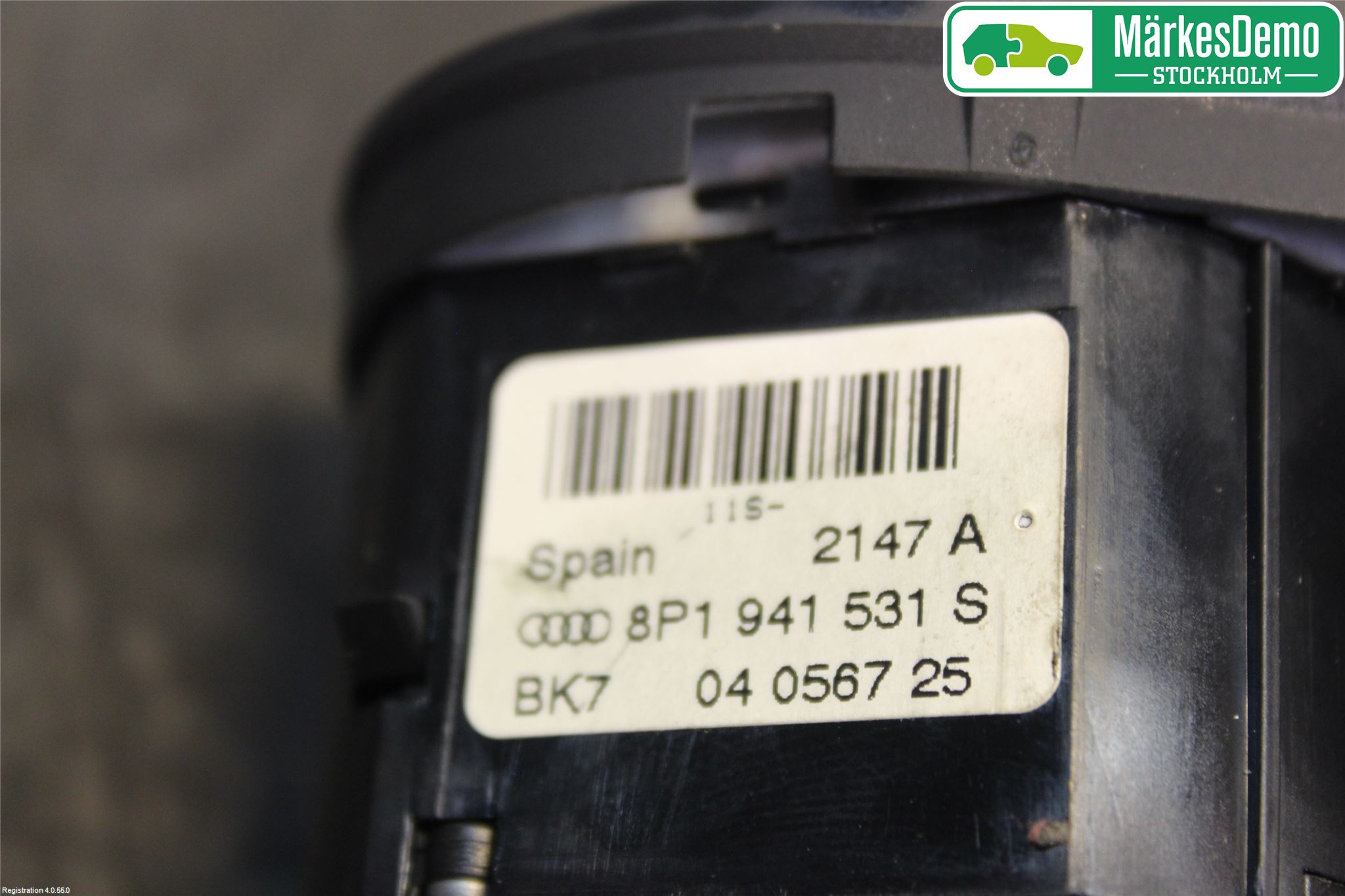 Audi A3/S3 05-13 Bryter Hovedlys