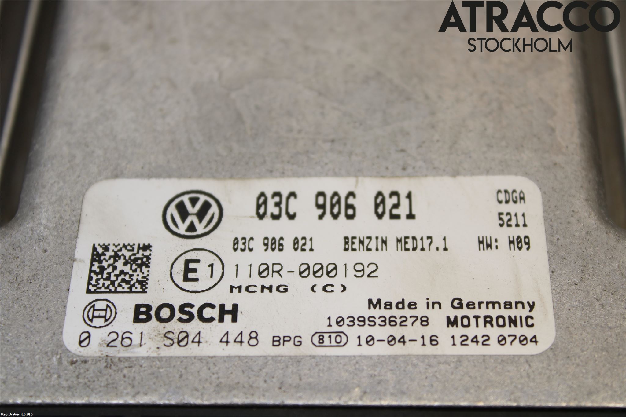 Volkswagen VW PASSAT 05-11 Styreenhet Innsprøytning