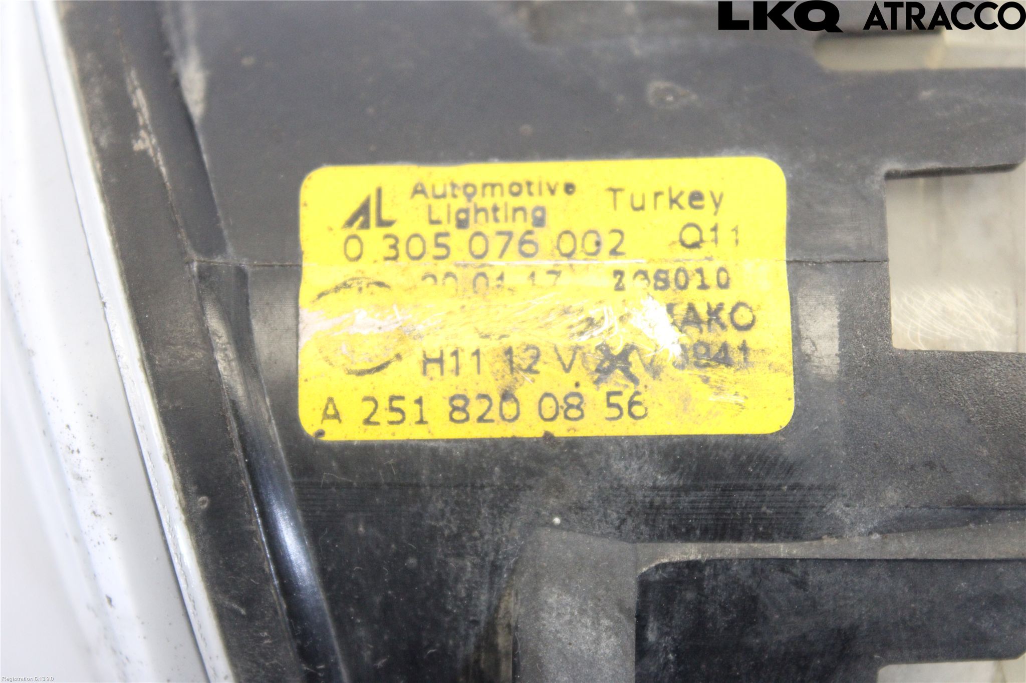 Mercedes-Benz MB B-KLASS (W245) 05-12 Frontlykt-Kurve-Tåkelys